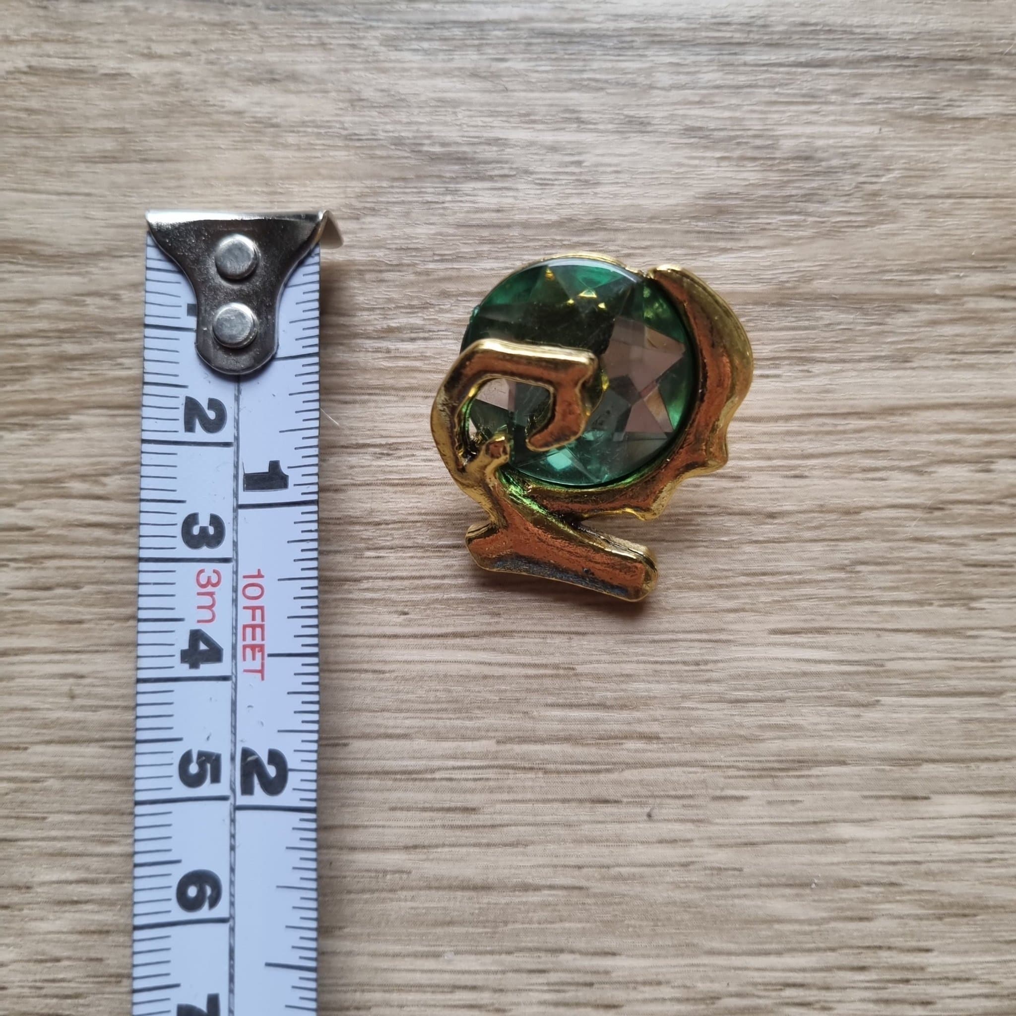 ZELDA Enamel Pin | Link Pin Emerald | Retro| Kawaii | Brooche |Nålmärke| Kokiri