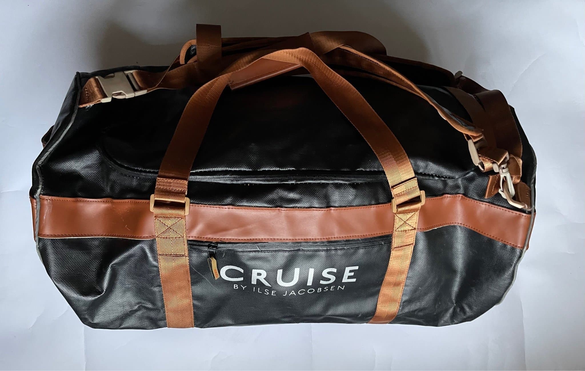 Ilse Jacobsen svart duffle väska stor 70cm 35cm 35cm