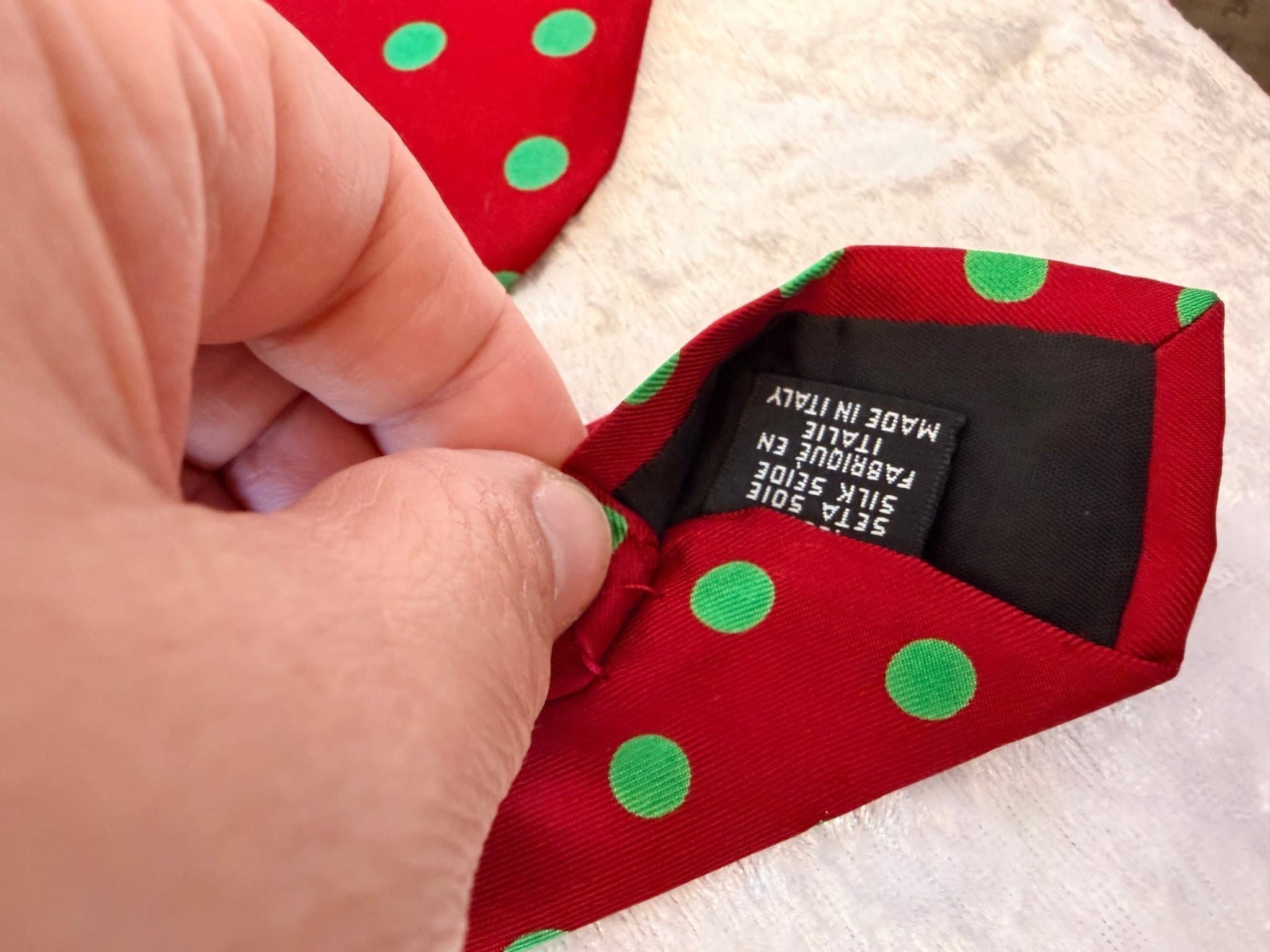 Hugo Boss röd slips