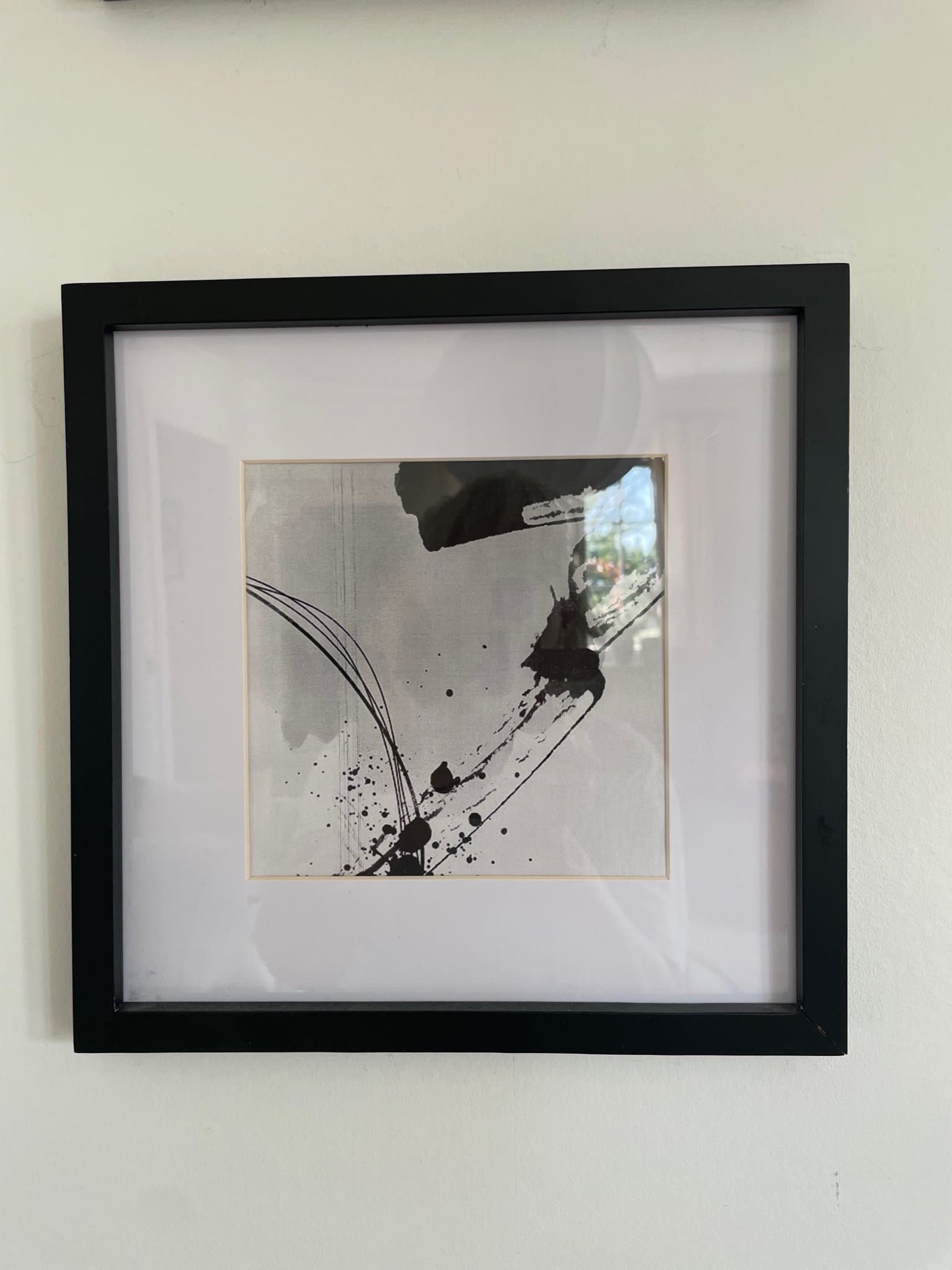 Tavlor tavla abstrakt motiv ram svart