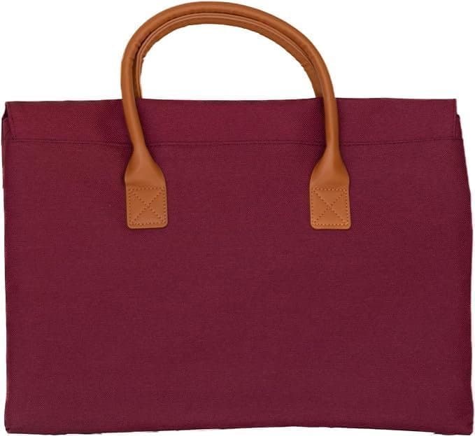 [Ny] Röd vinröd datorväska vattentät portfölj laptop väska