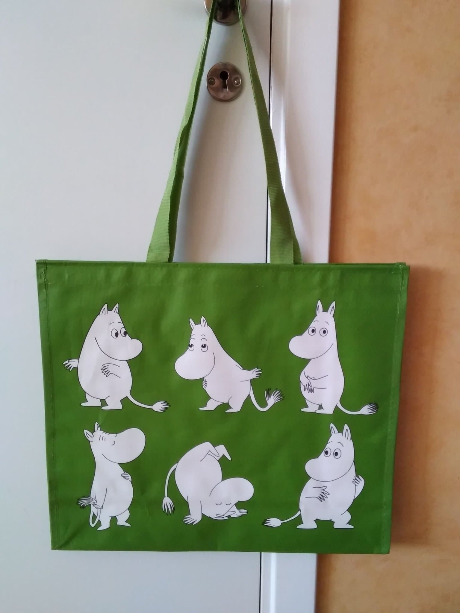 Mumin, grön väska Mumintrollet, Ny