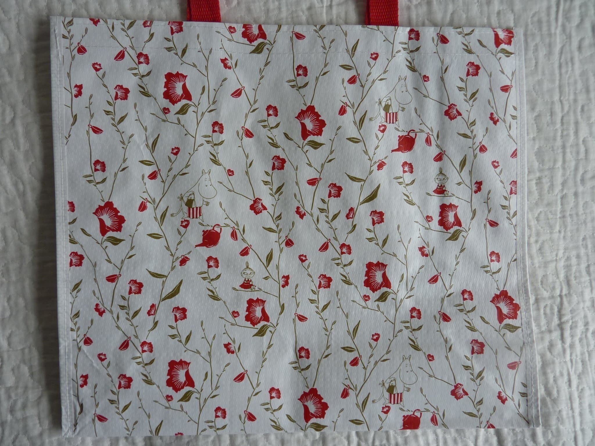 Mumin, vit väska Muminmamma och Lilla My, Ny