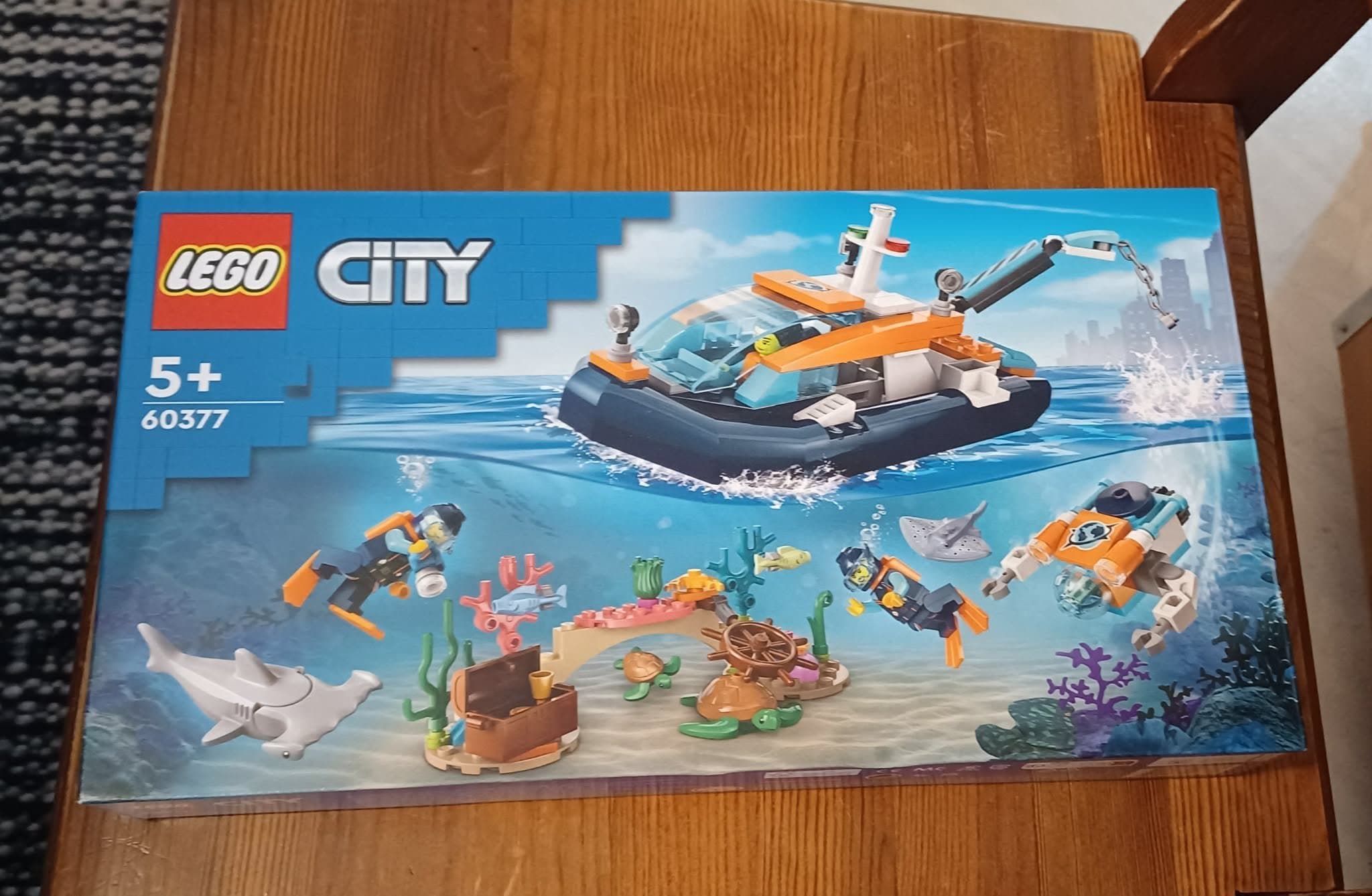 LEGO City 60377 Havsutforskare,Helt nytt, oöppnad.