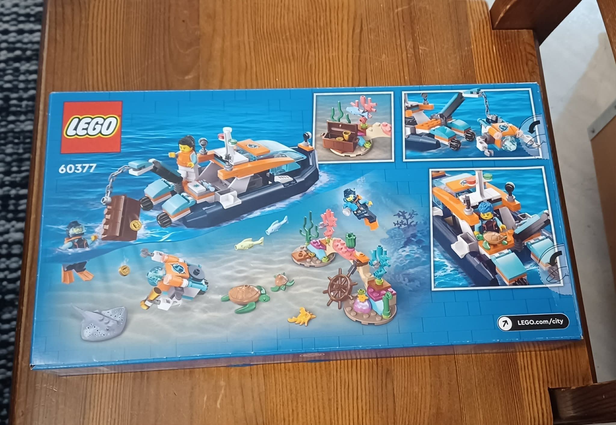 LEGO City 60377 Havsutforskare,Helt nytt, oöppnad.