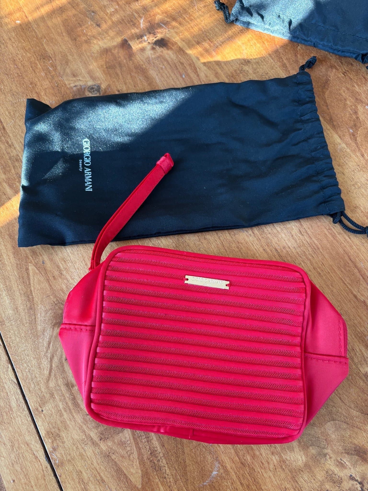Giorgio Armani necessär och dustbag
