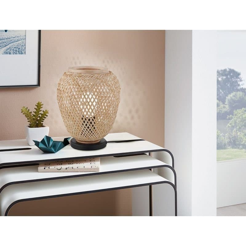 EGLO DEMBLEBY BORDLAMPA TRÄ/SV EXKLUSIVE LJUSKÄL