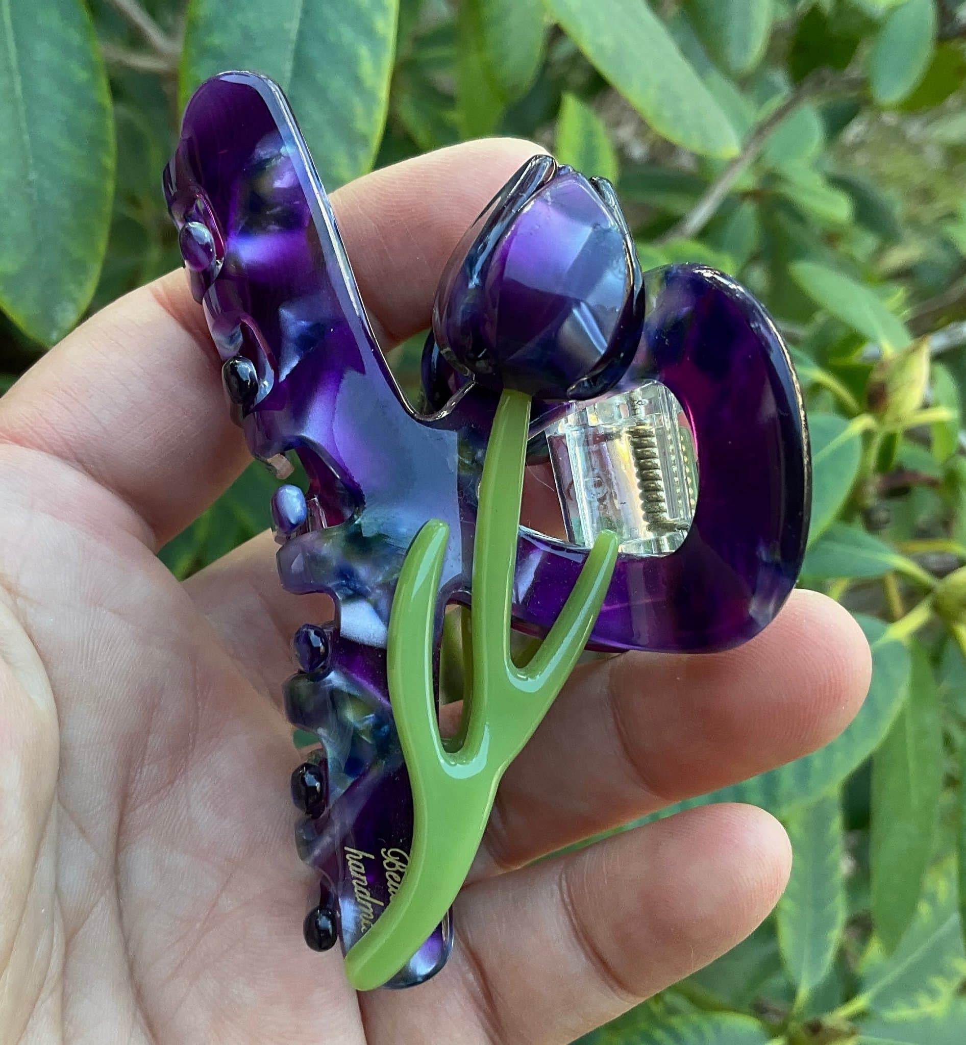 Ny Hårklämma ”Tulpan Lilla”