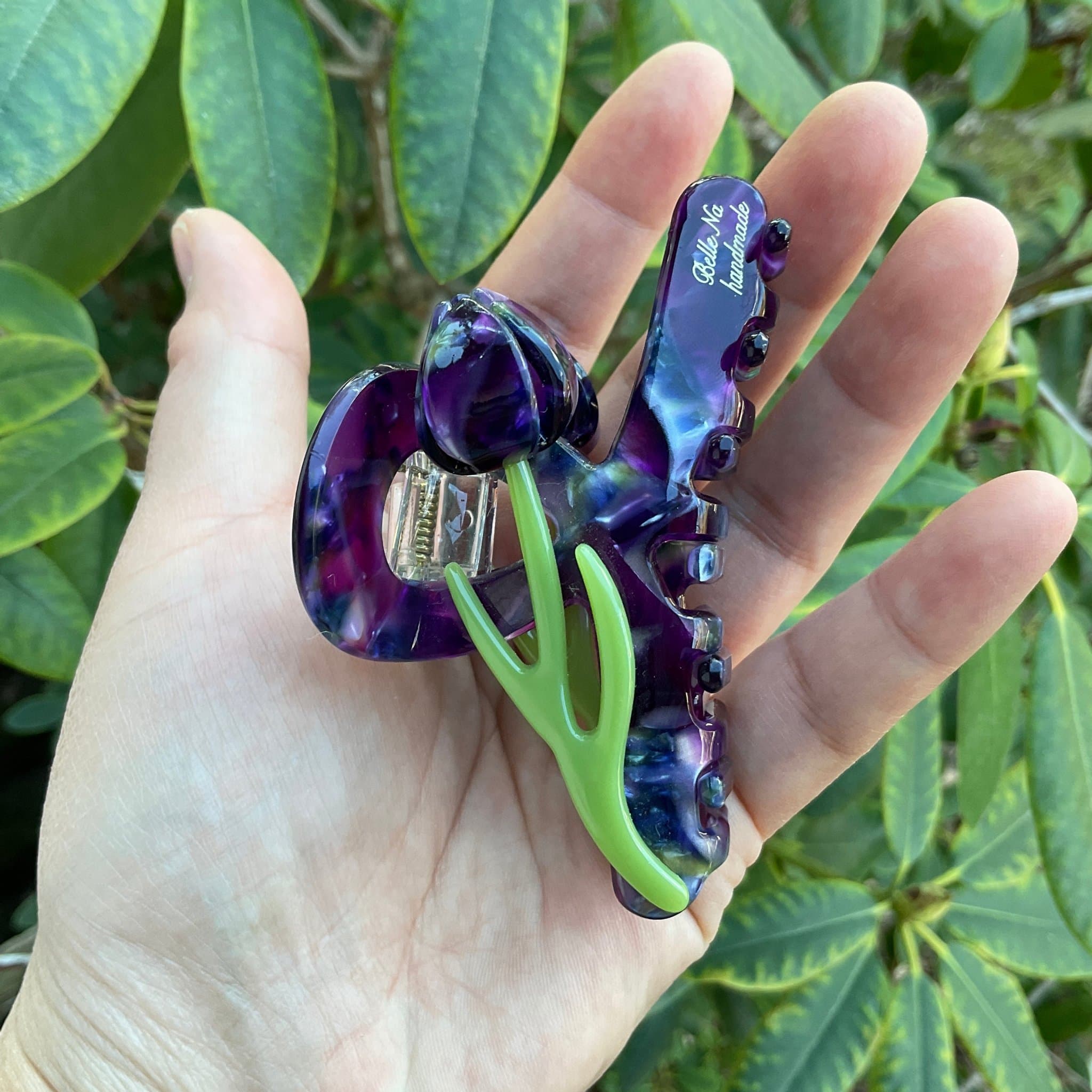 Ny Hårklämma ”Tulpan Lilla”