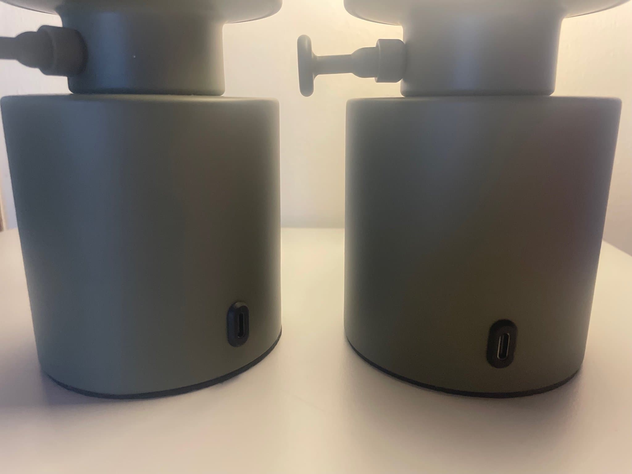 Bordslampor, Uppladdningsbara lampor i form av en klassisk fotogenlampa,Åhléns