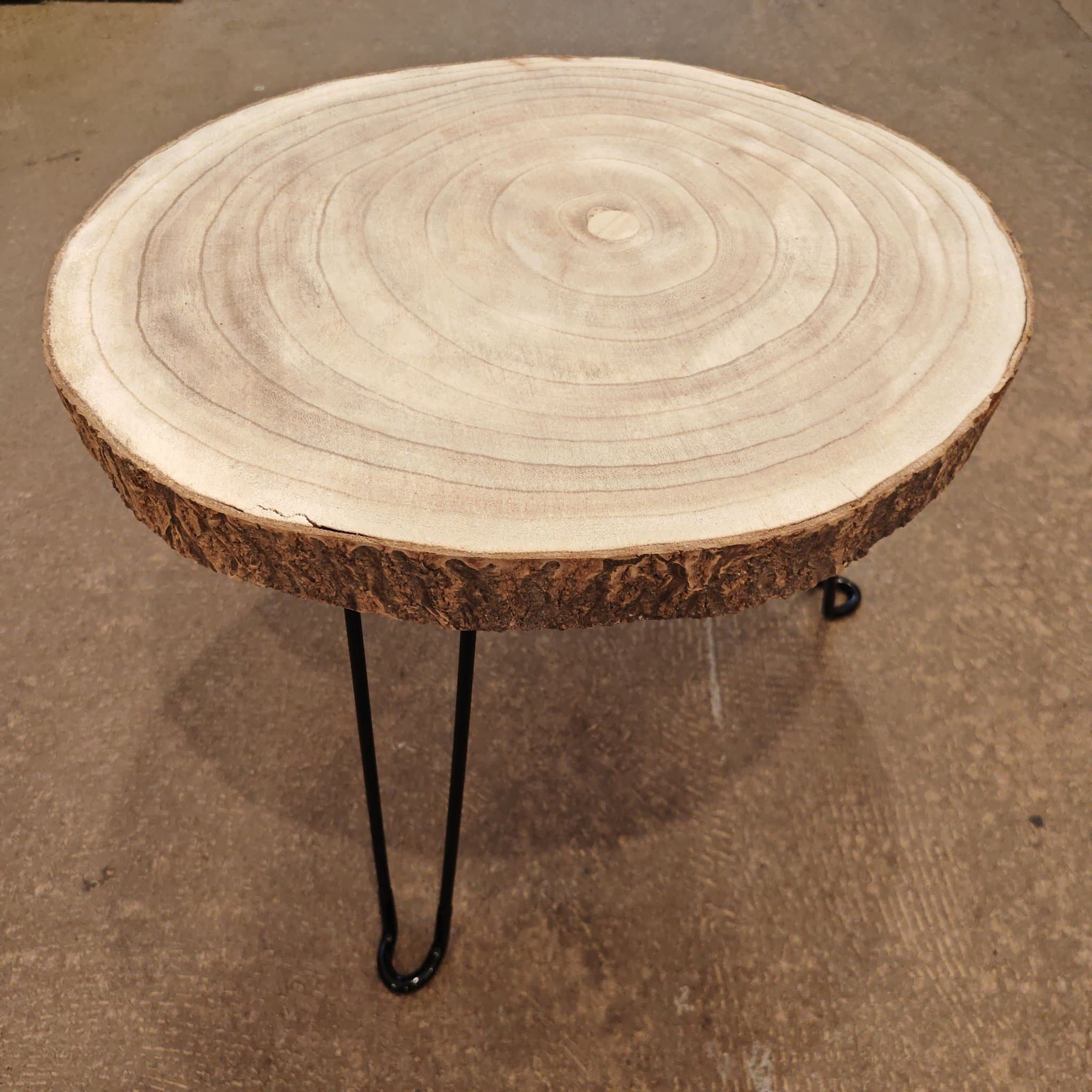 Träskiva Bord med fällbara ben