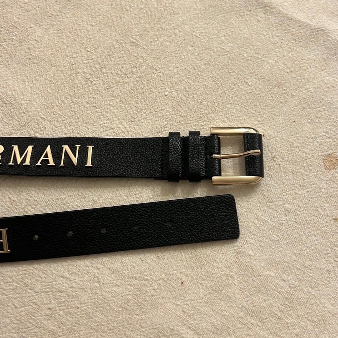 Emporio Armani svart bälte