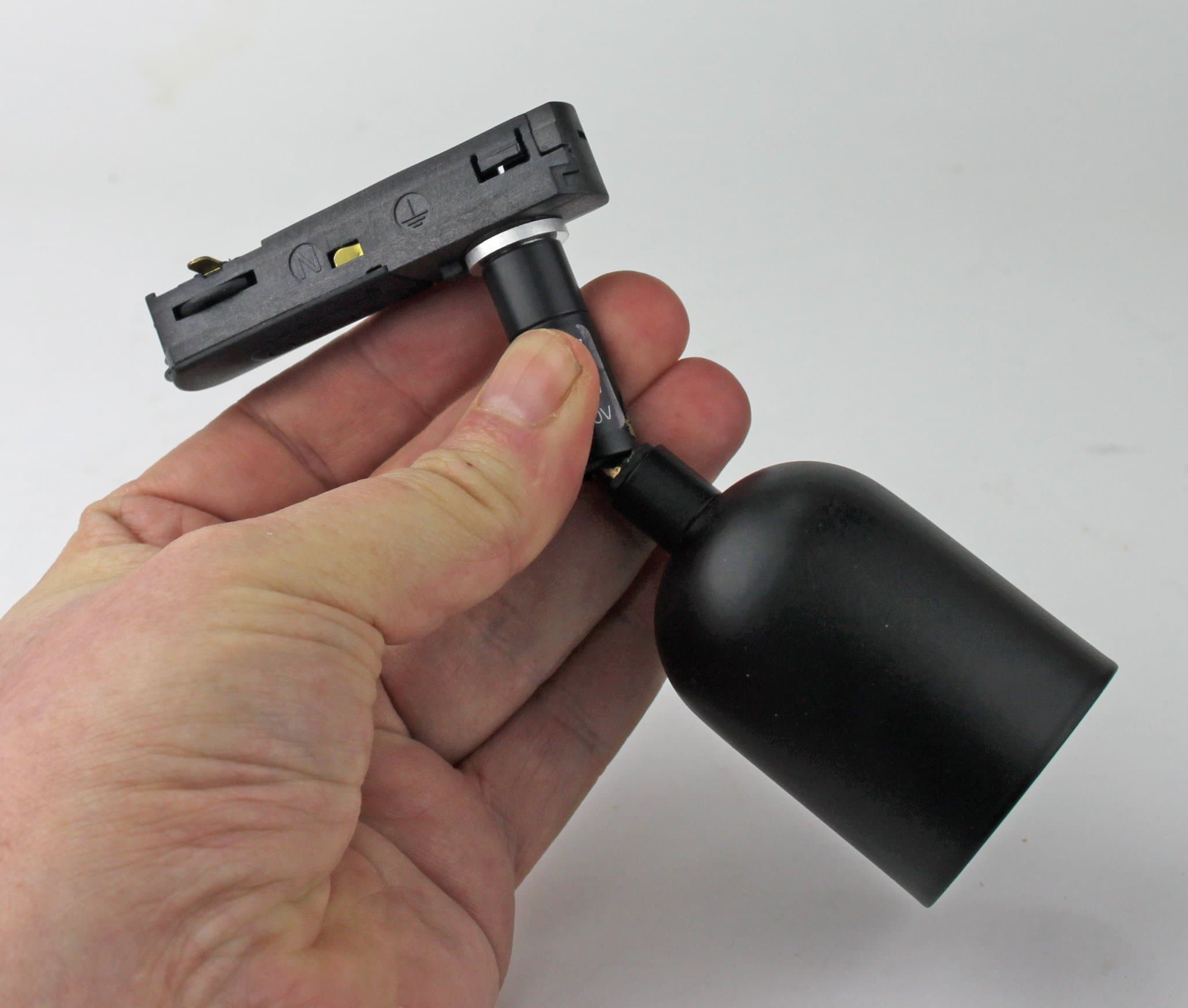 Belid Regal Spotlight E27 Svart för Belid skensystem 230v inkl moms