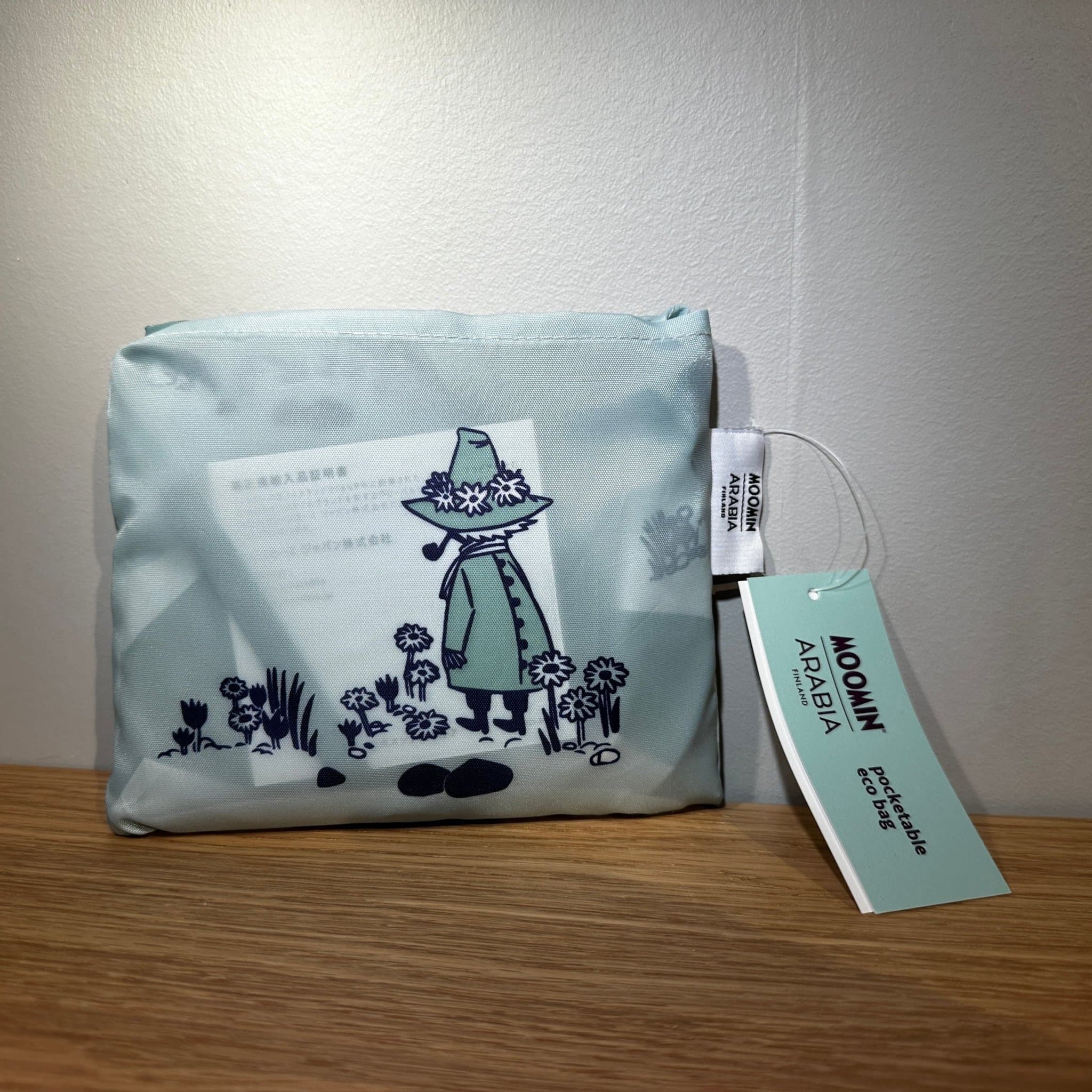 Moomin Arabia exklusiv för Japan kasse väska Snusmumriken shoppingkasse mumin