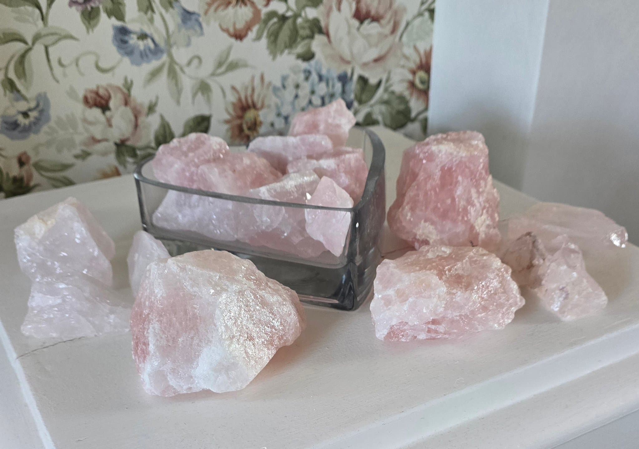 Rosenkvarts - Rå- 439 g