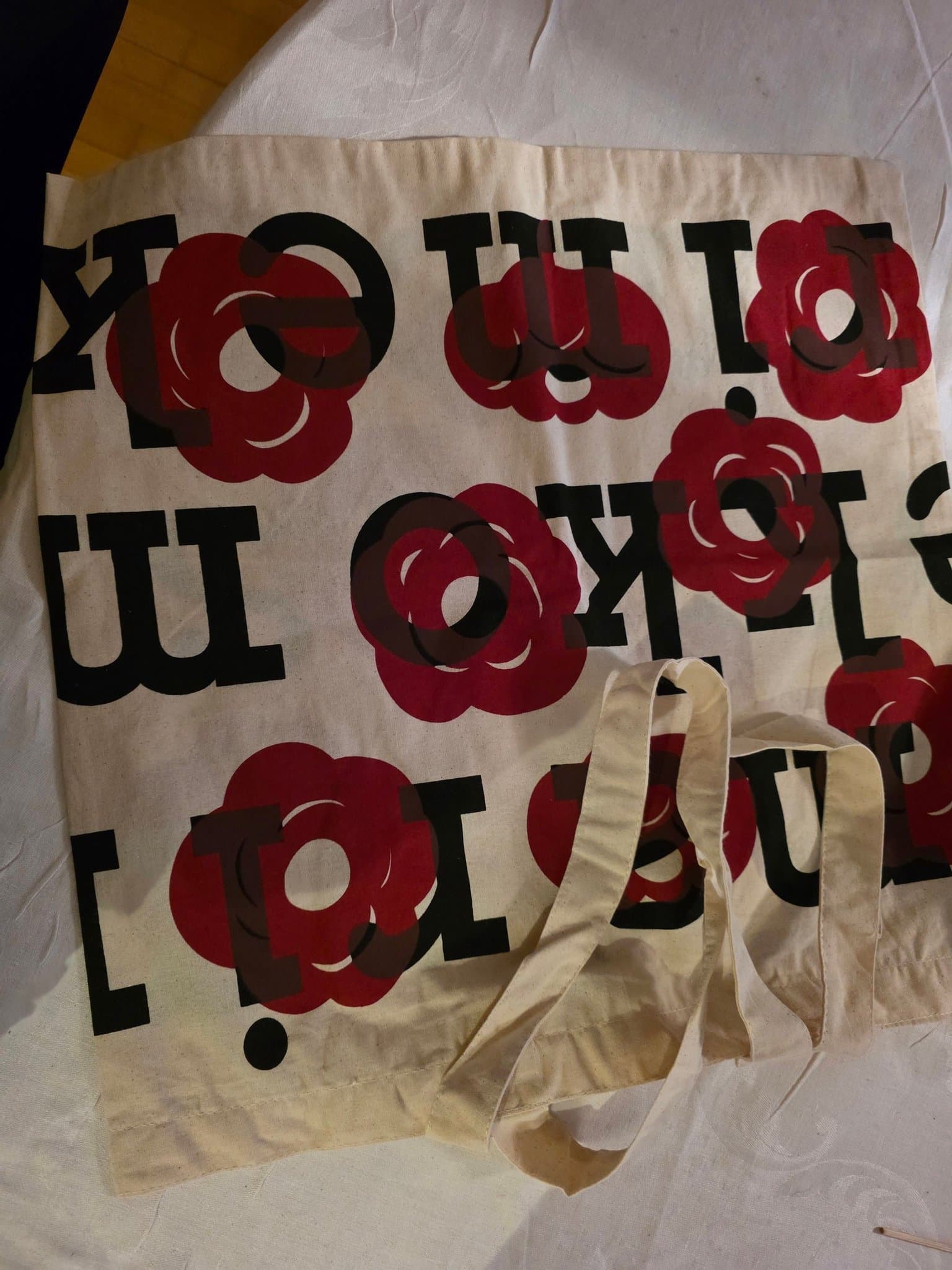 Ny Marimekko flerfärgad kasse, storlek 45X47CM