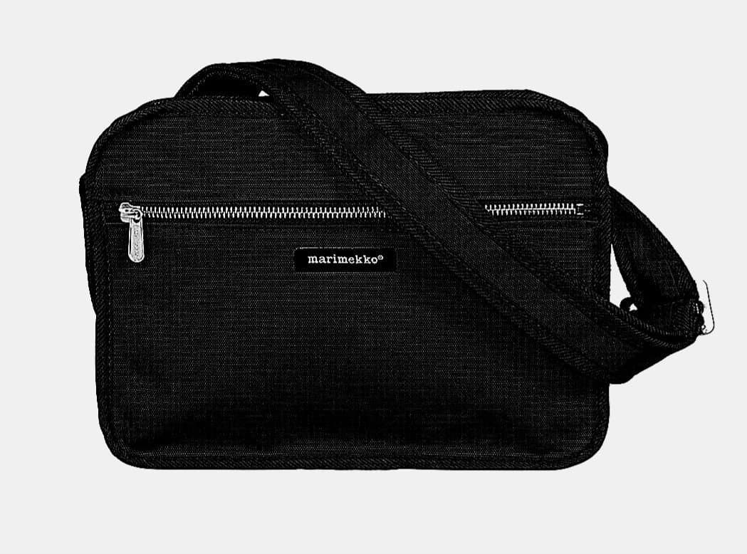 Marimekko Black *Printteri* Shoulder Bag Computerbag