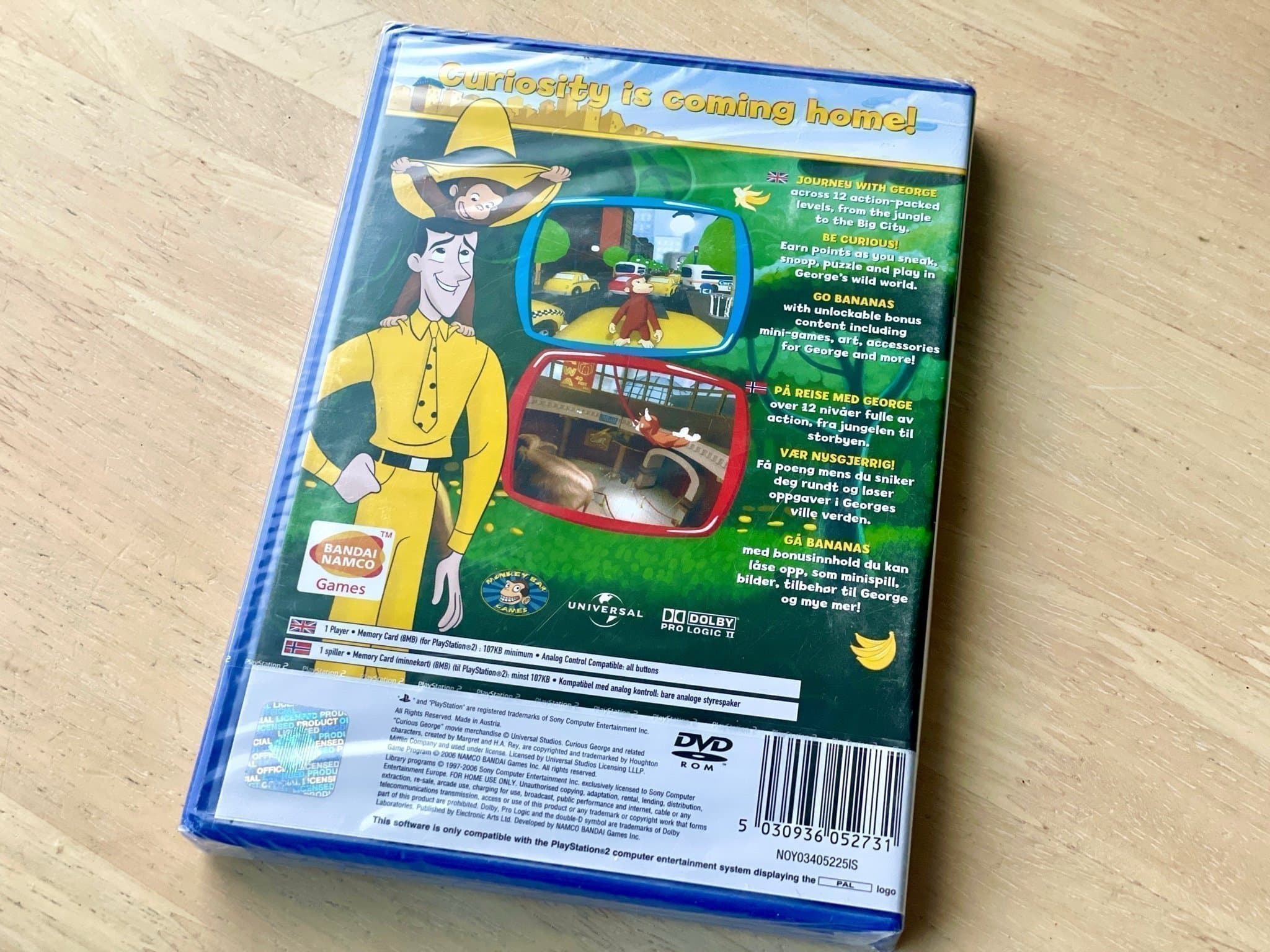 *NYTT & INPLASTAT!* Curious George (PlayStation 2 / PS2)