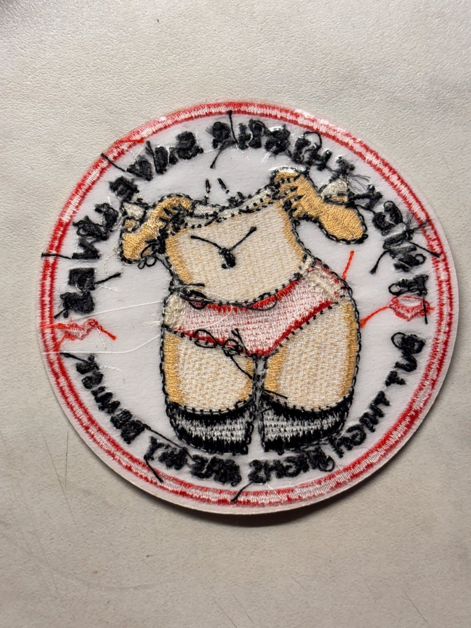 Rolig och udda Tygmärke/Patch