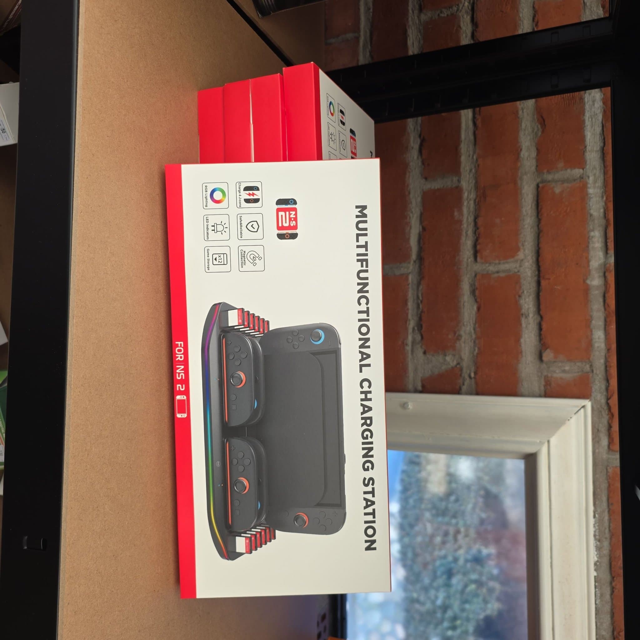 Multifunktionell laddningsstation för Nintendo Switch 5st