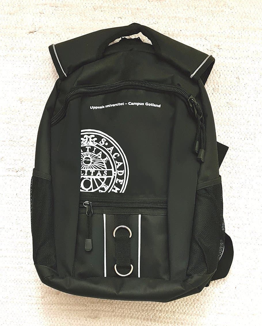 Svart ryggsäck Black Hill 20 lit i miljöserien Green Line