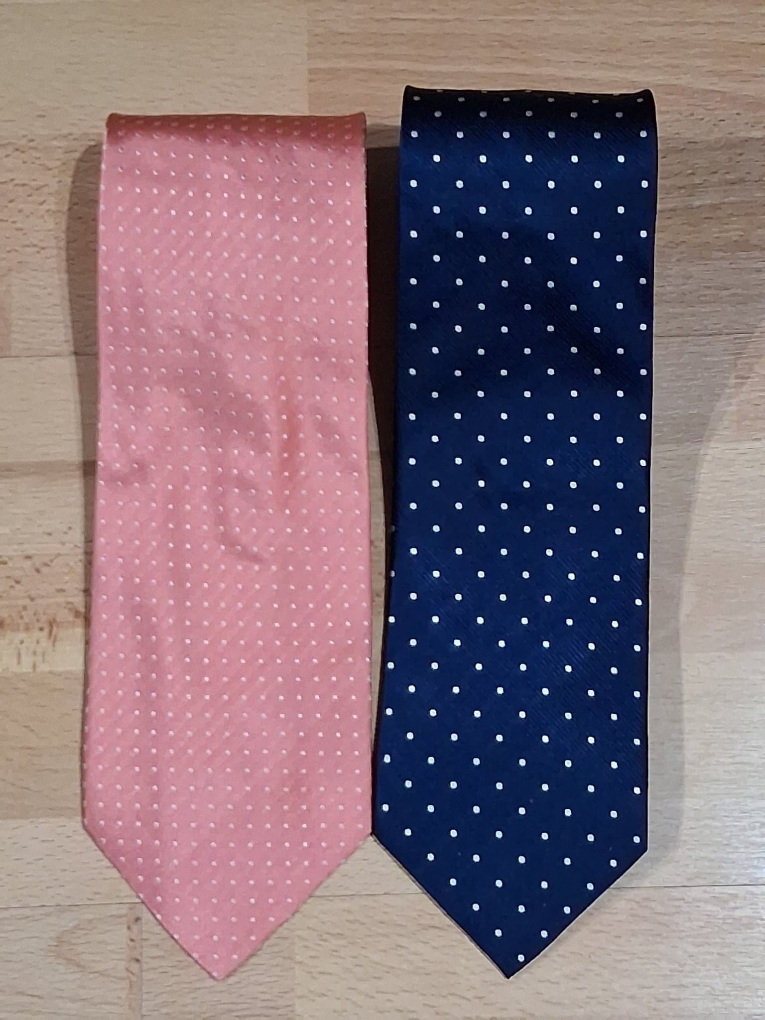 Två silke slipsar från H&M