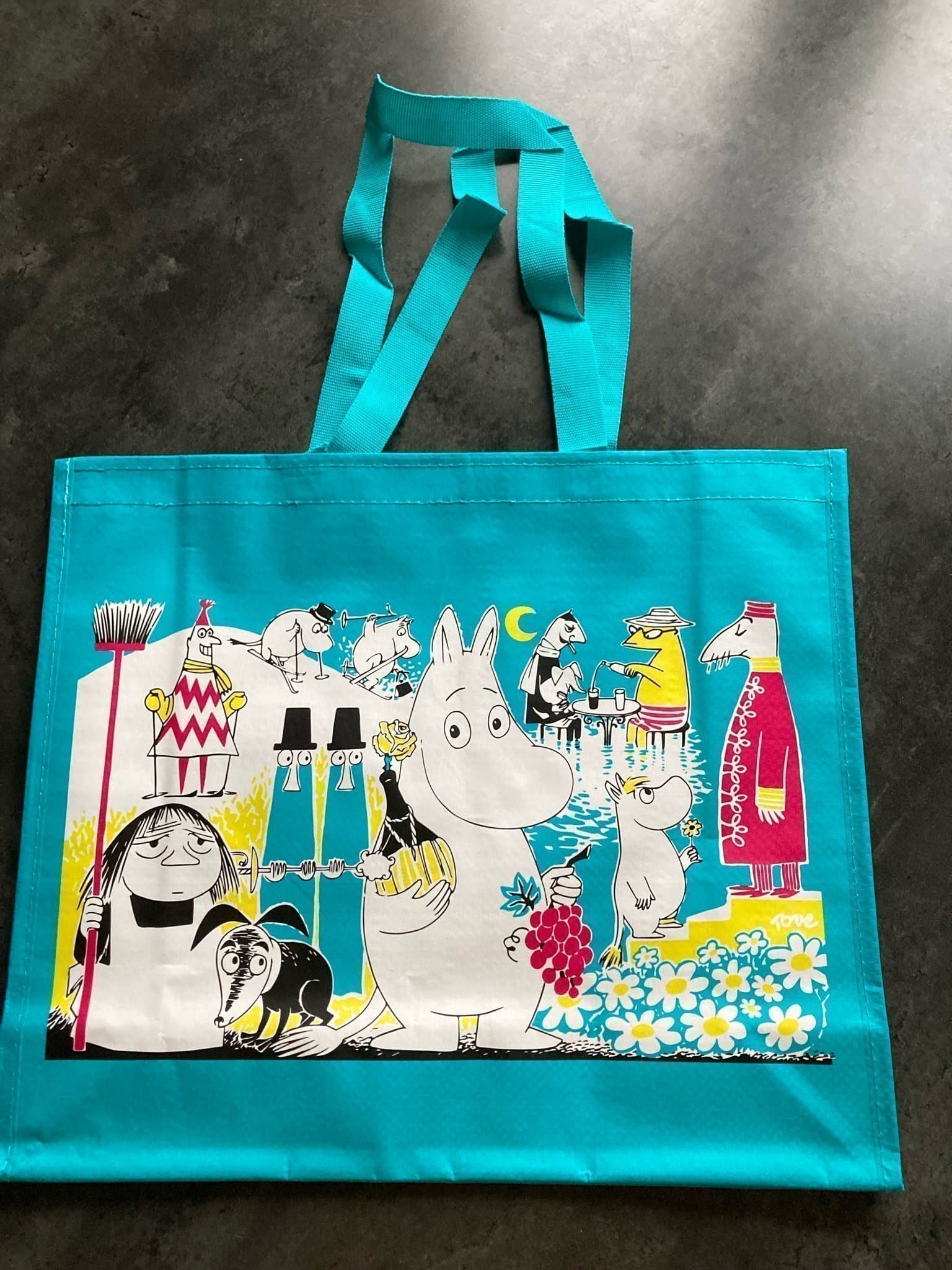 Muminkasse ny oanvänt 40x34 cm mumintrollen Snorkfröken väska