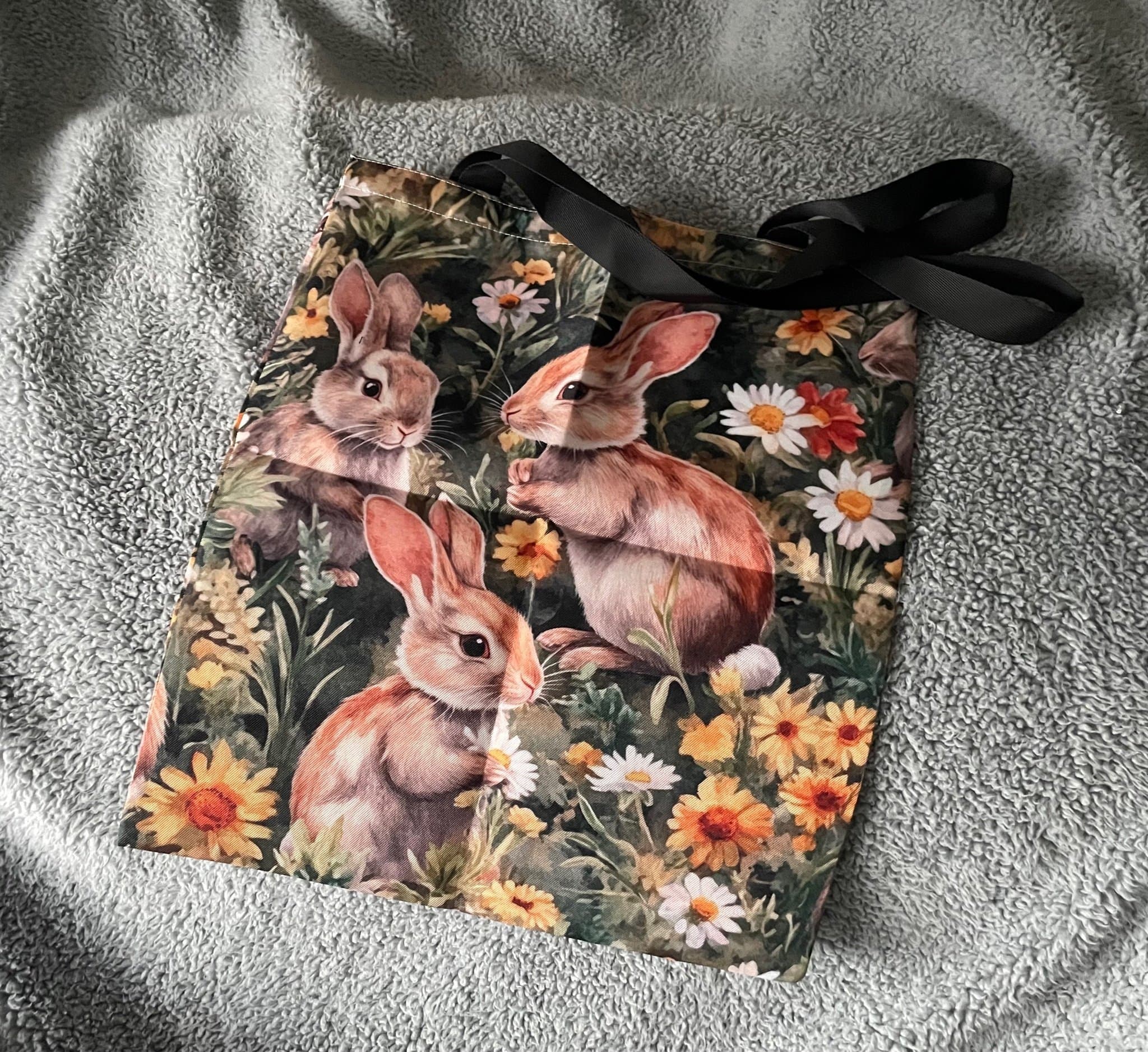 NYTT Tote bag tygkasse kaniner