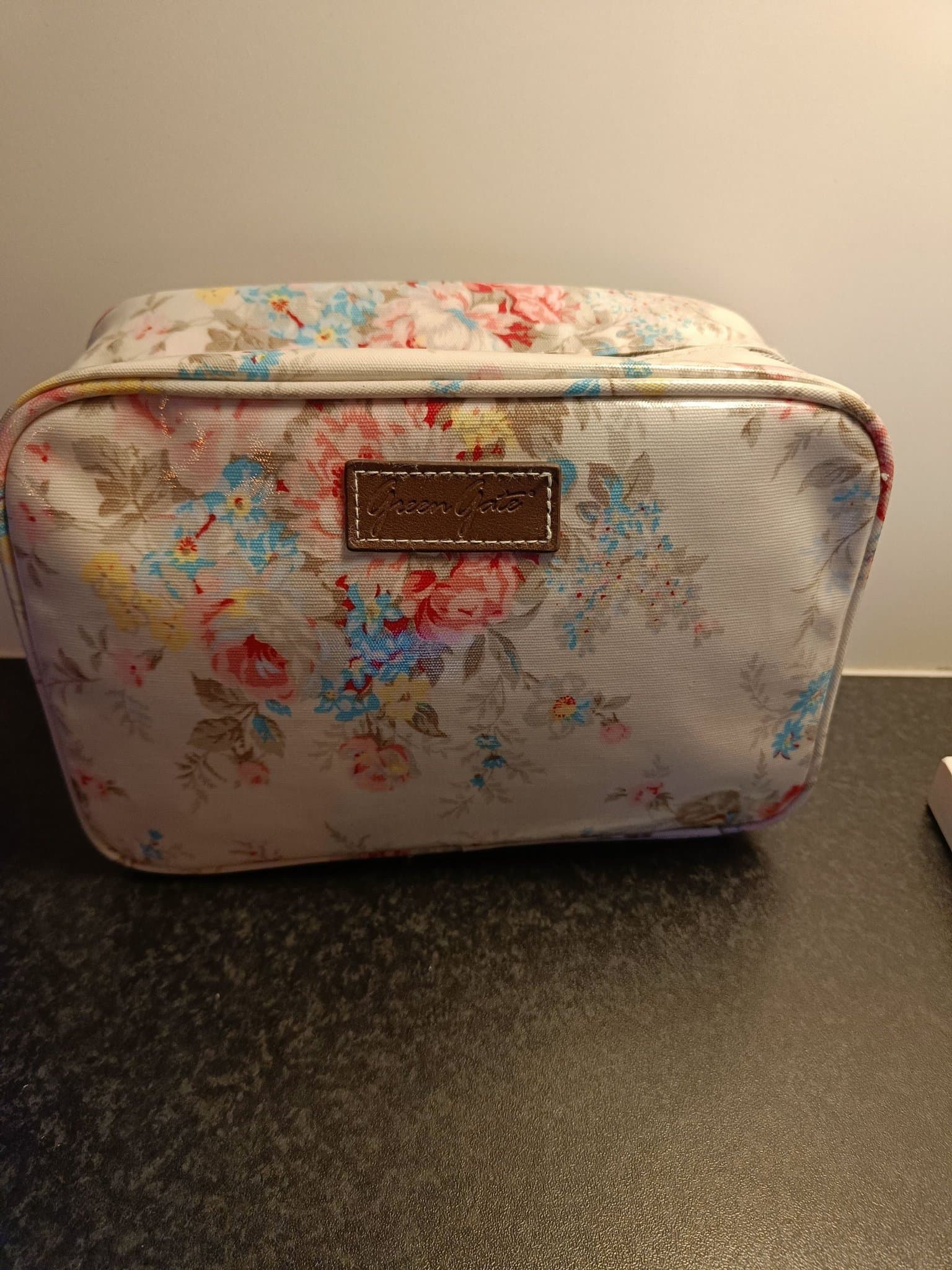 Green Gate necessär med blommigt mönster