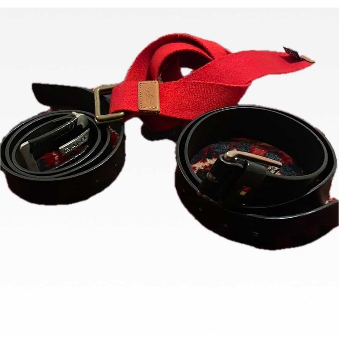 Bältespaket Ralph Lauren, Gant, Tommy Hilfiger