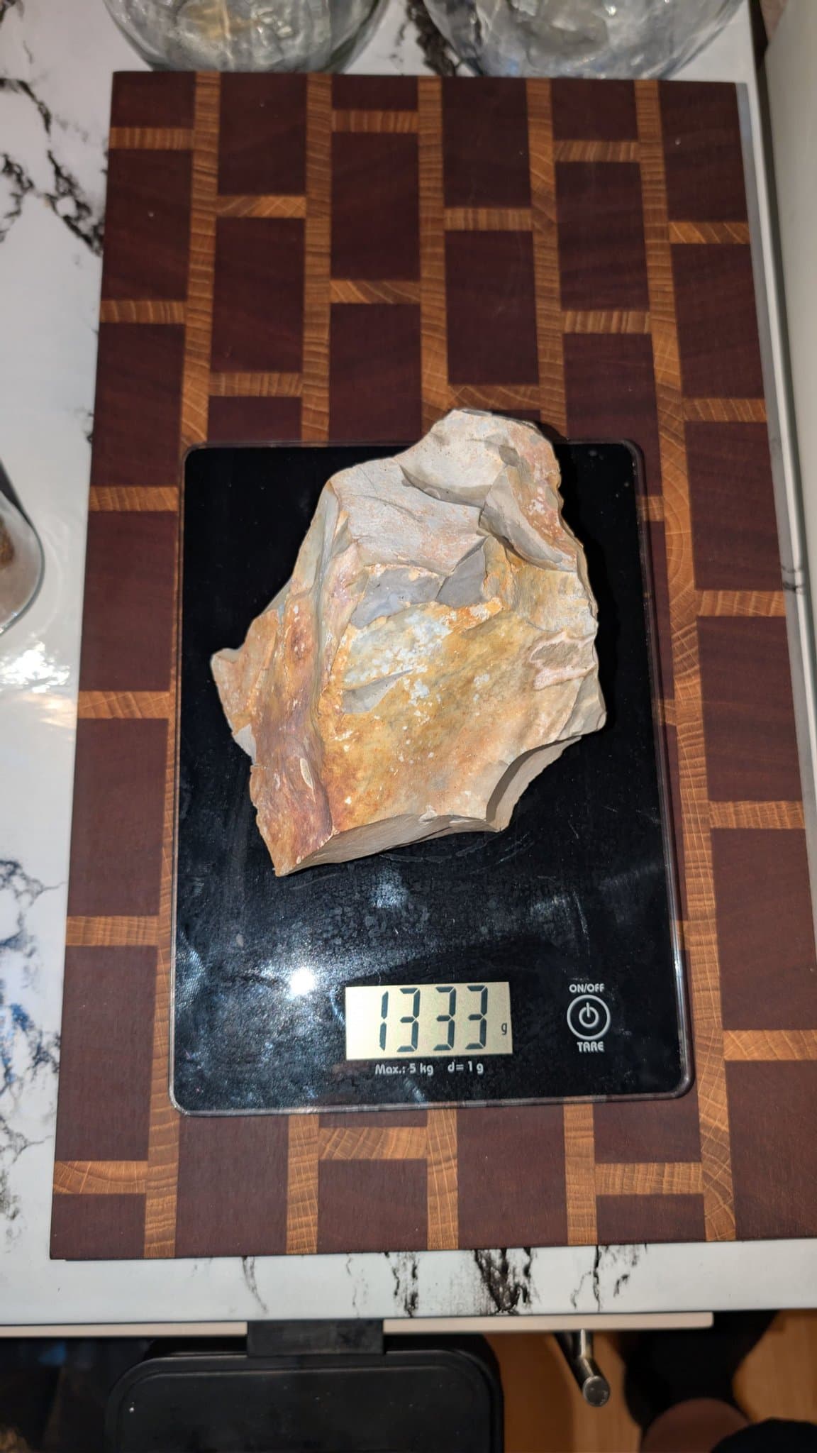Flinta sten grå 1.3kg
