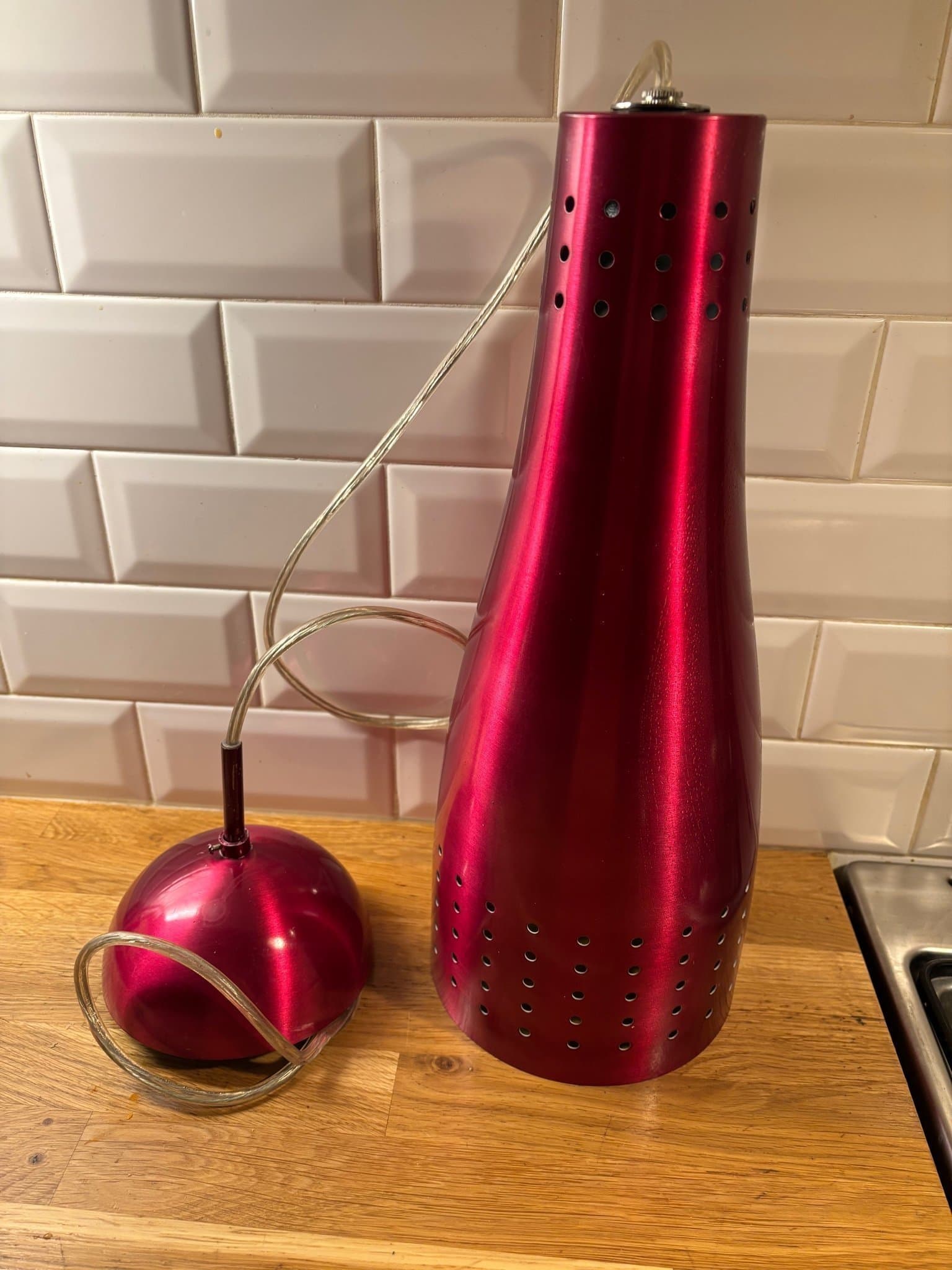 Retro Taklampa i Metall