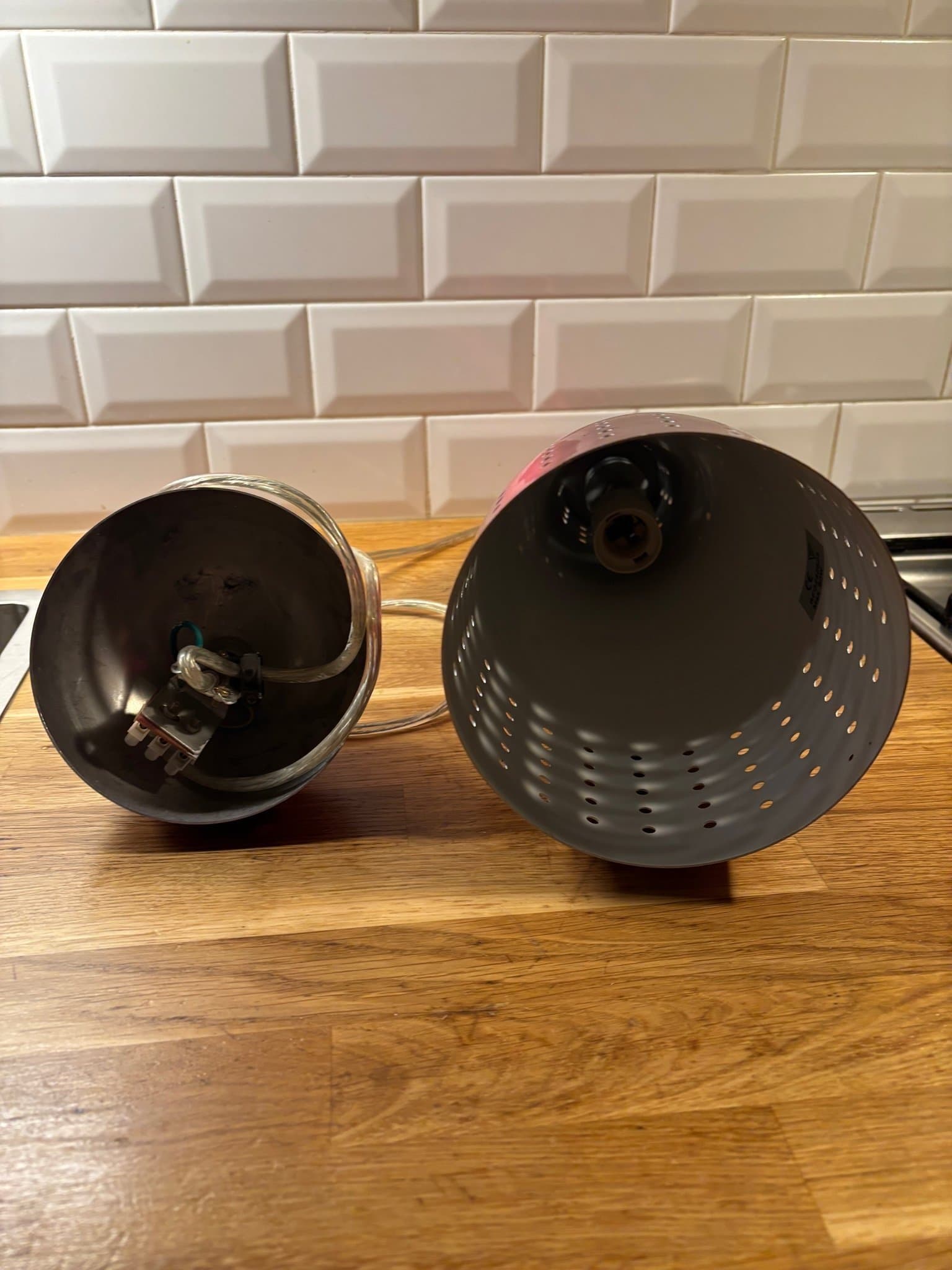 Retro Taklampa i Metall