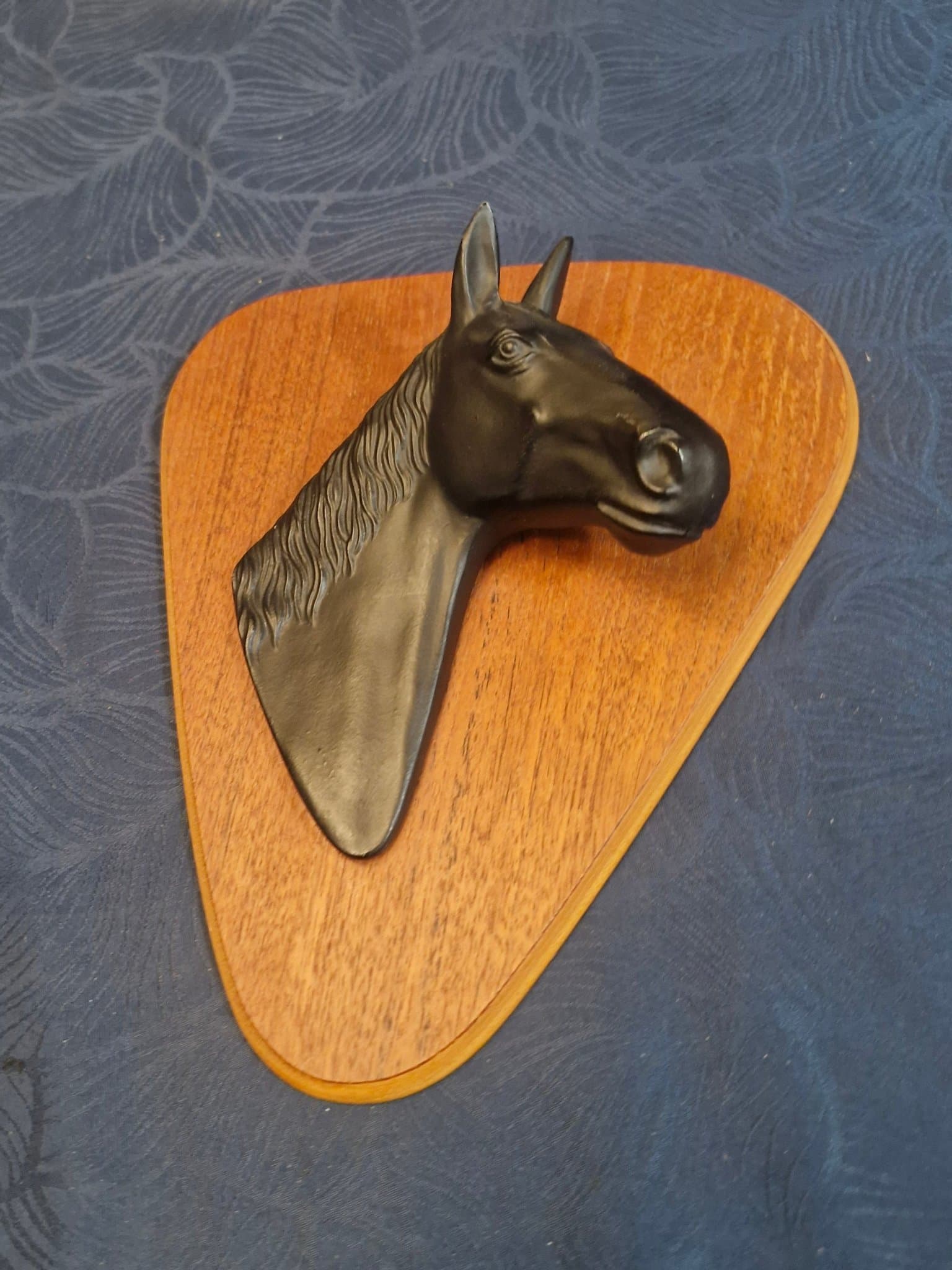 Vintage väggdekoration häst