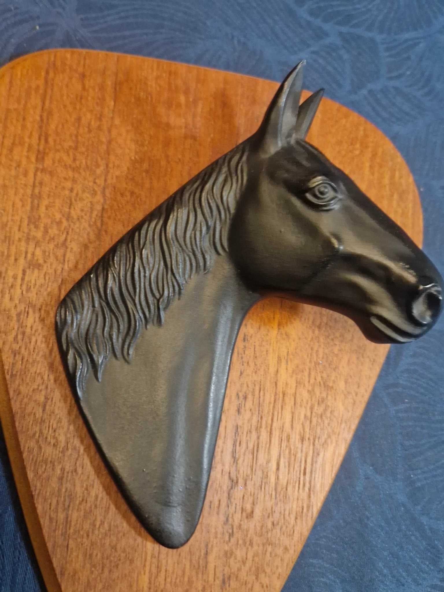 Vintage väggdekoration häst