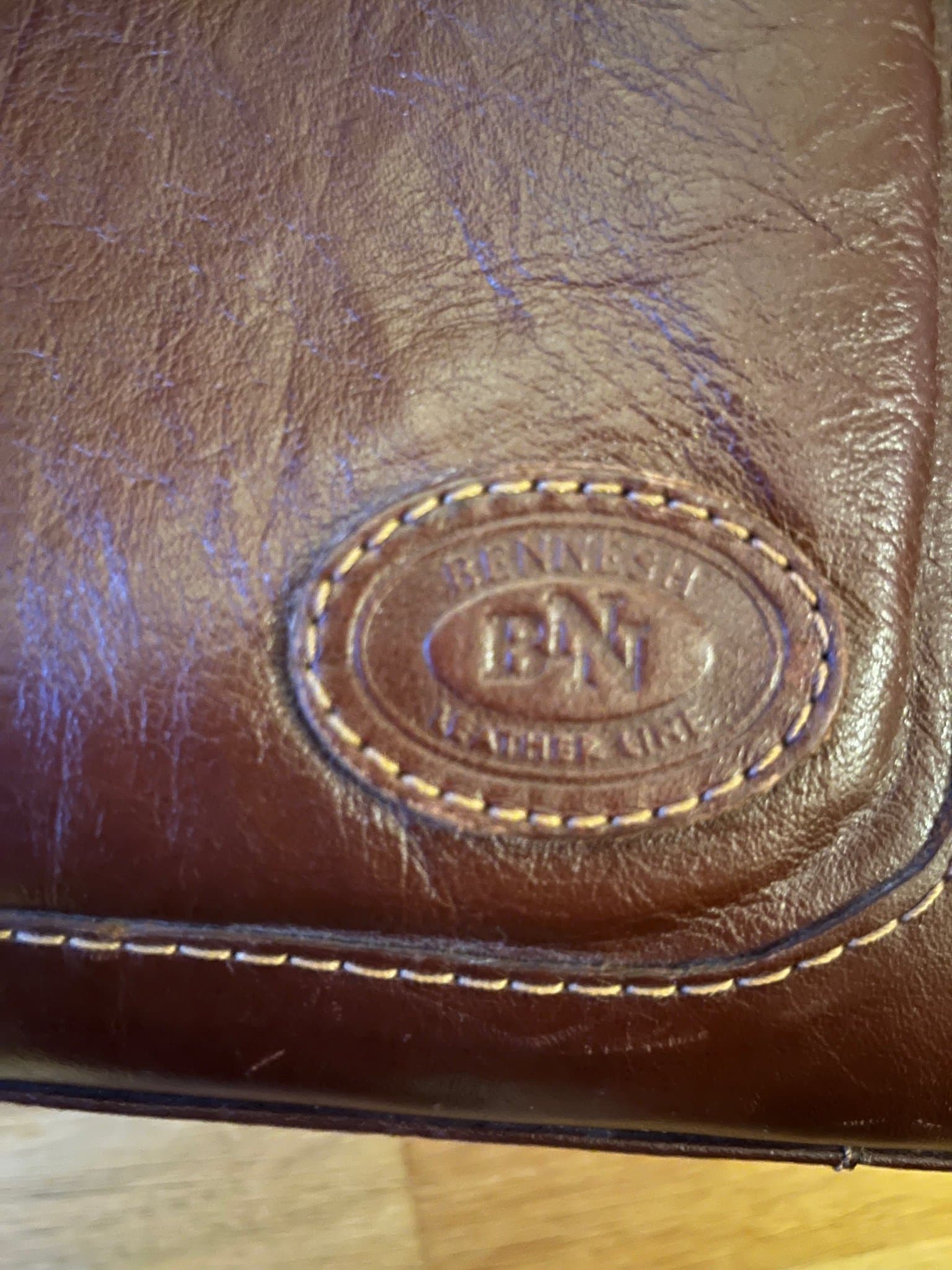 Bennesh BNN brun läderväska