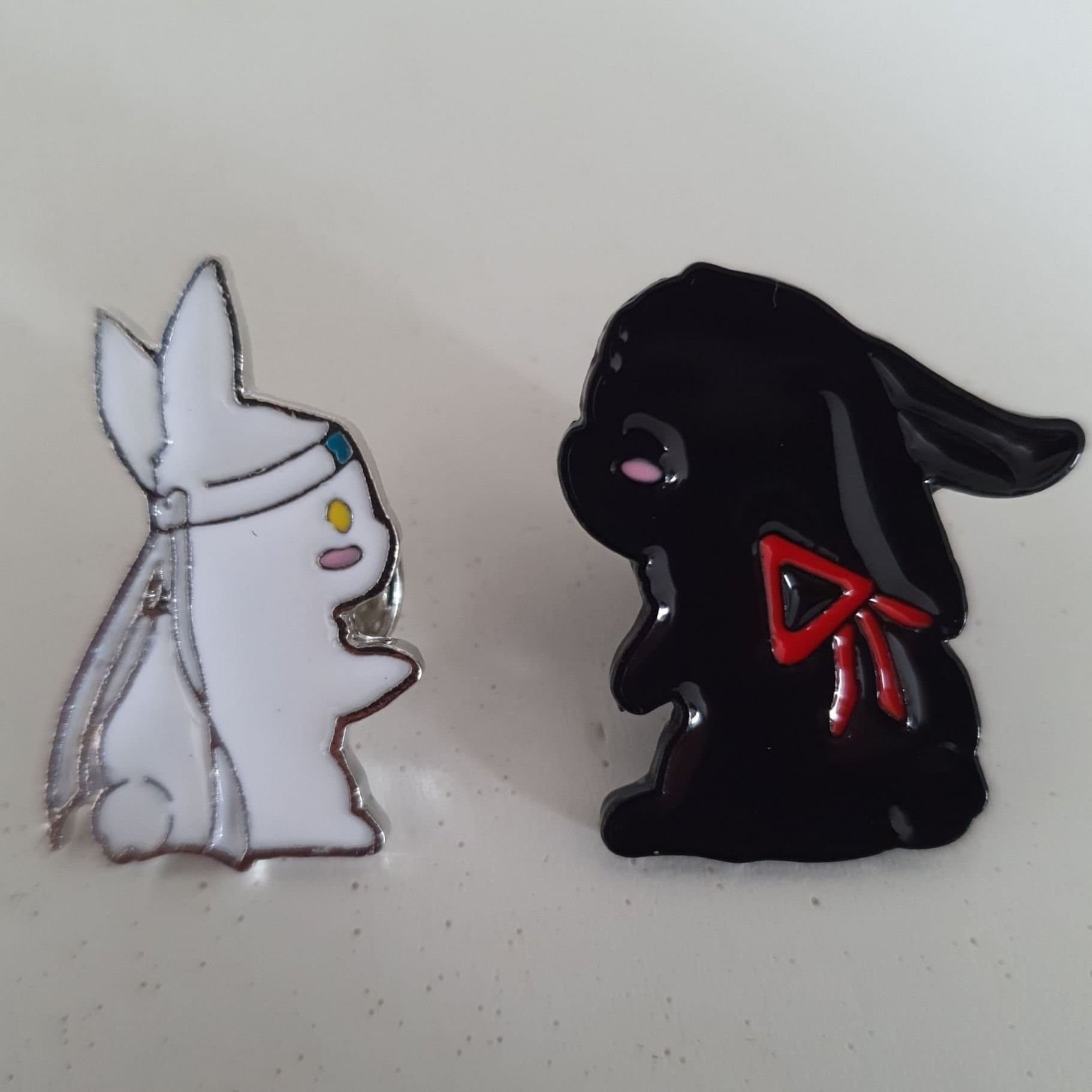 2 st Söta Kanin Pins Grandmaster of demonic cultivation