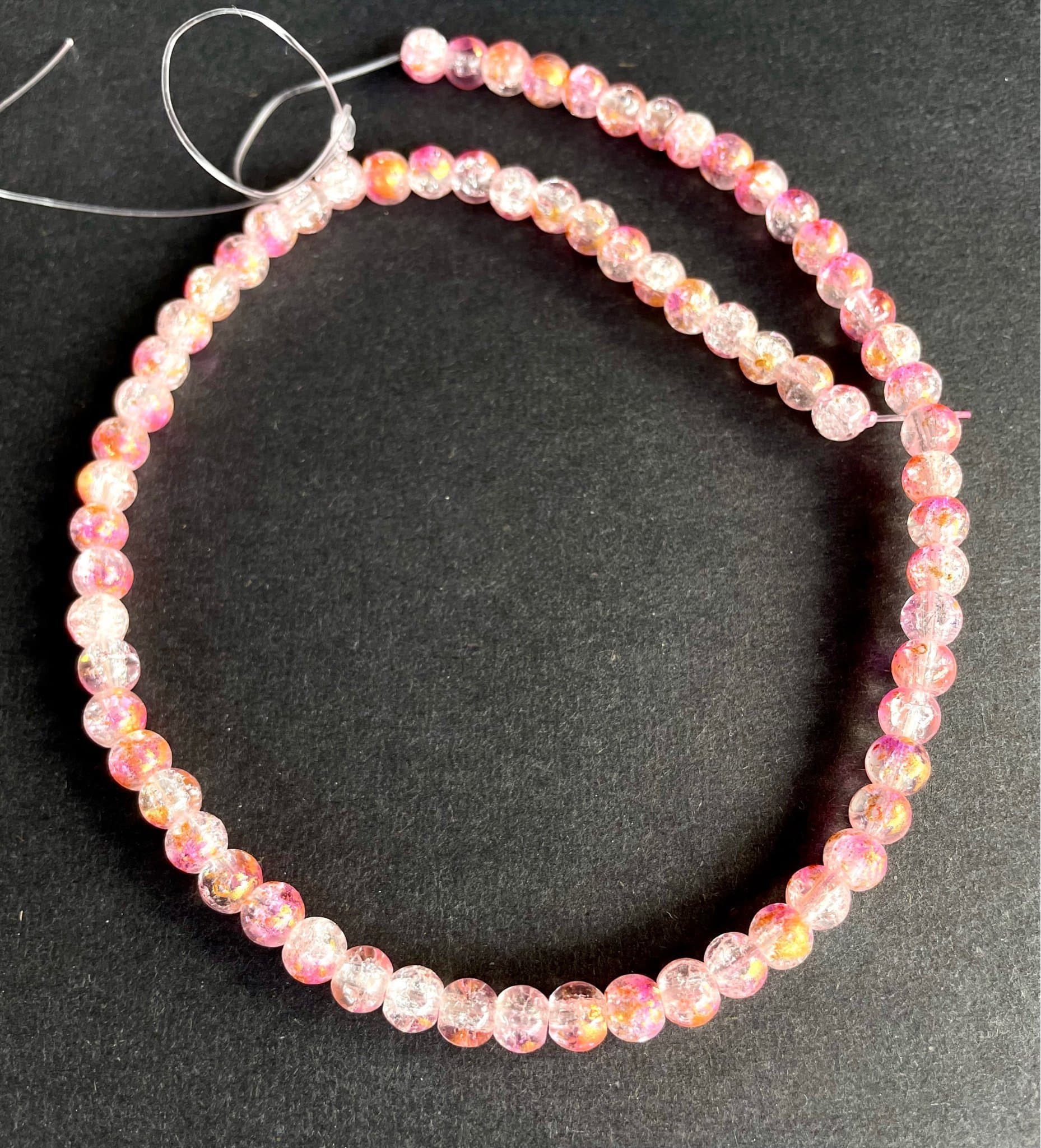 Glaspärlor 1sträng med 70 stycken exklusiva pärlor