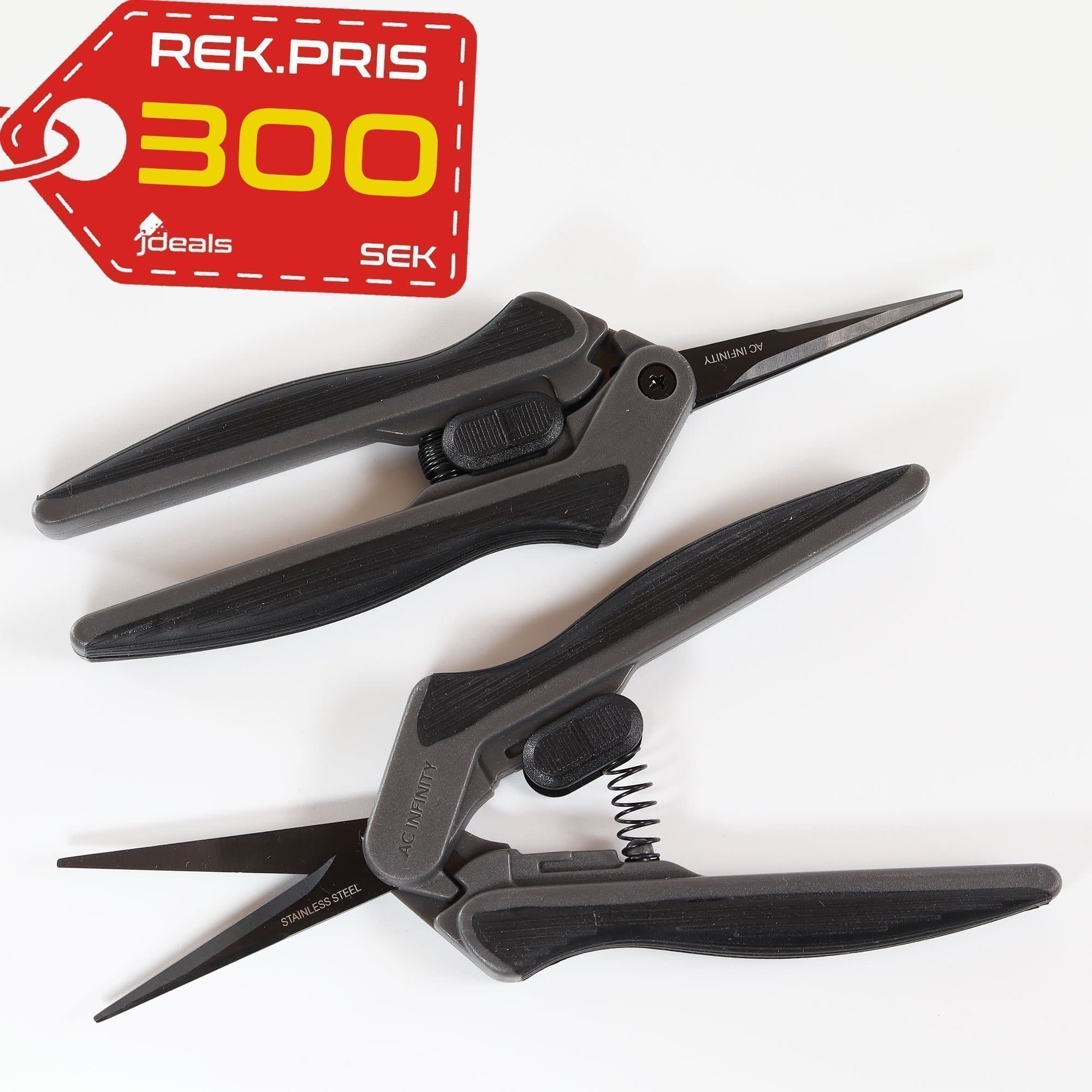 Pruning Shears – 6.6” Micro-Tip, Rostfritt Stål, Titanium Beläggning, 2-Pack