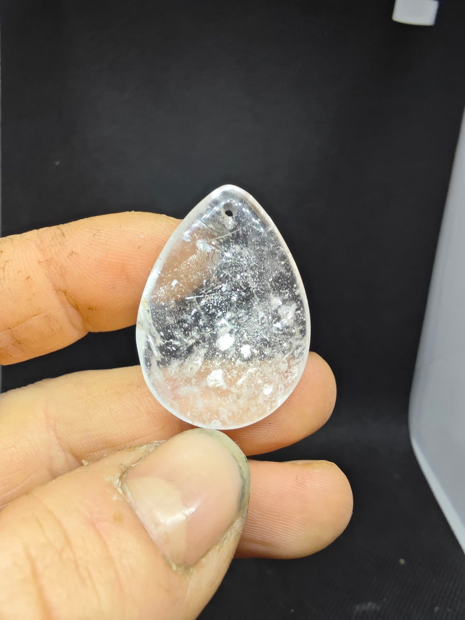 Bk hänge kristall sten