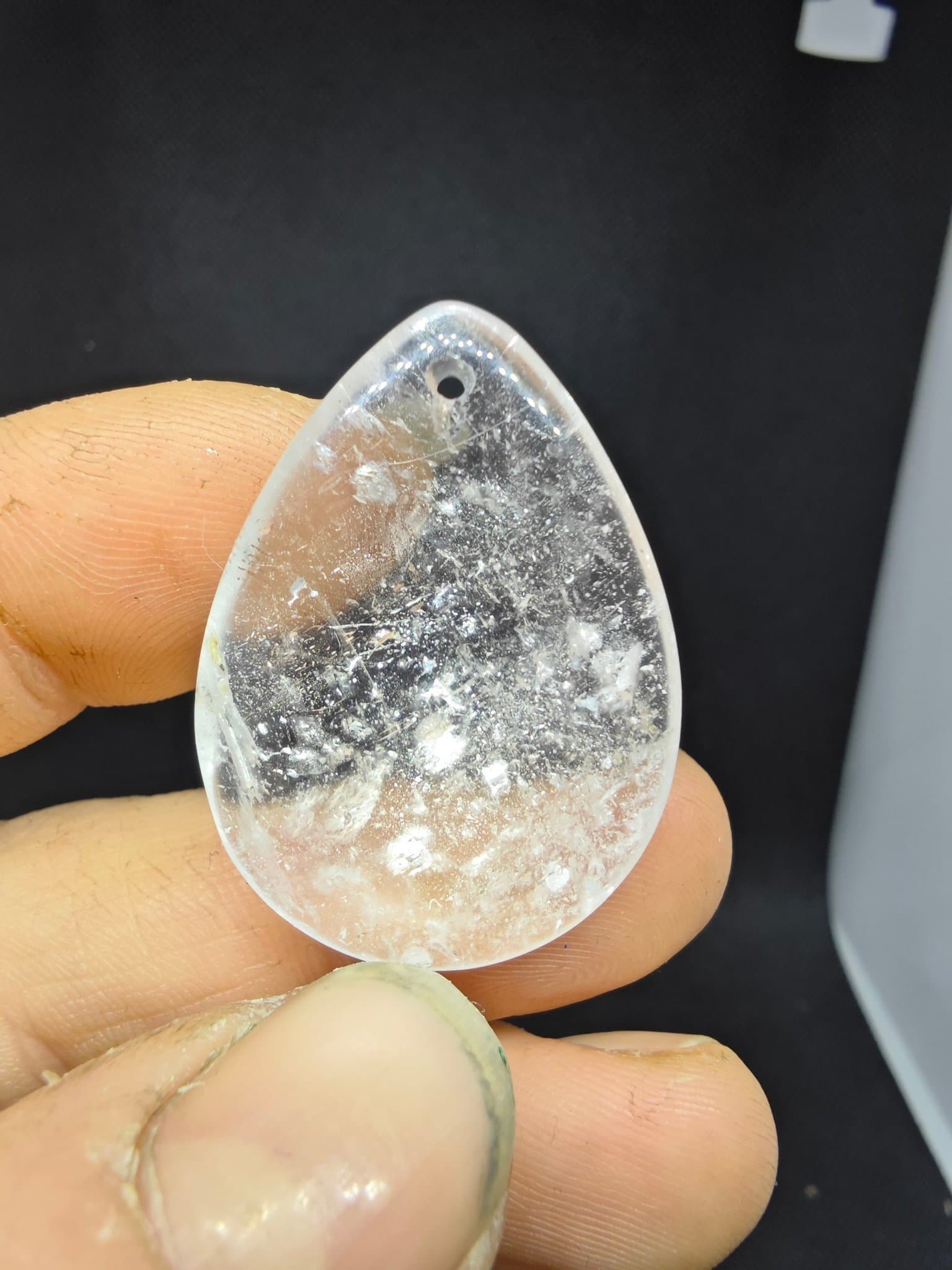 Bk hänge kristall sten