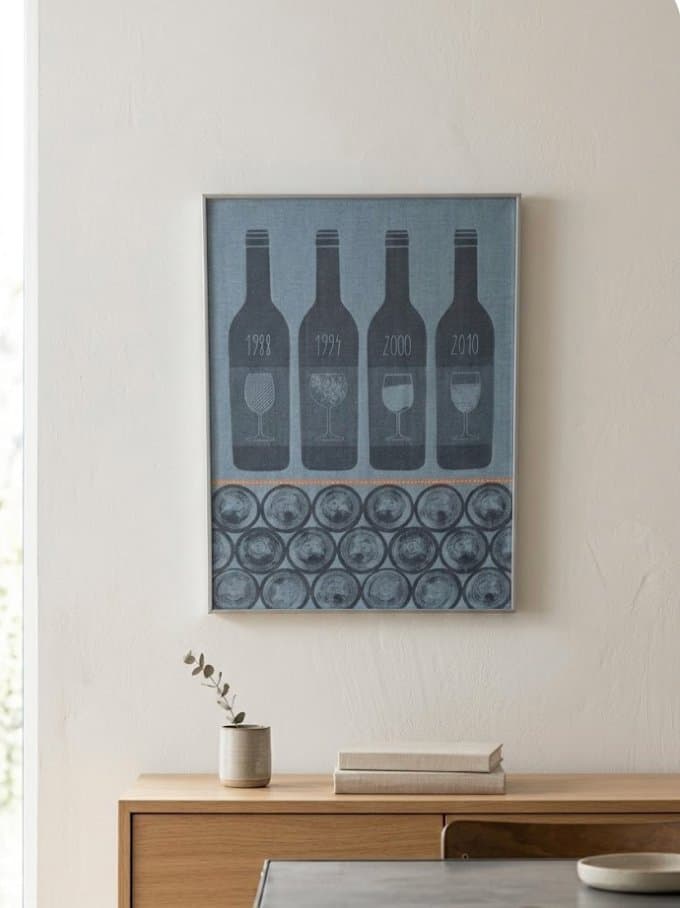 Exklusiv Inramad Tavla (50x70) – "Wine Heritage" | Perfekt för köket!