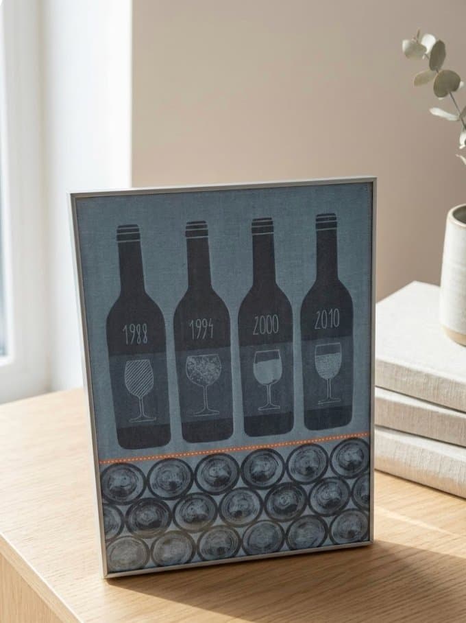 Exklusiv Inramad Tavla (50x70) – "Wine Heritage" | Perfekt för köket!