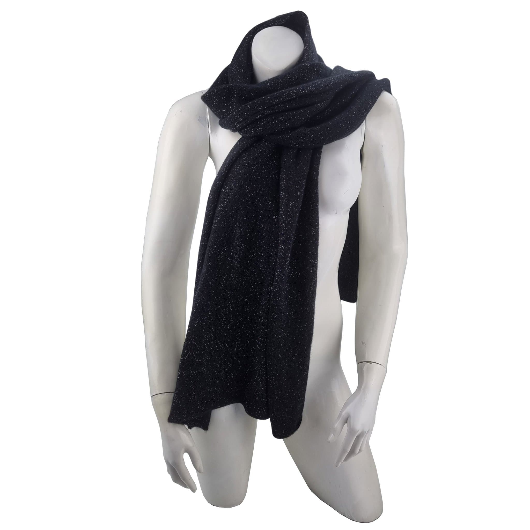 Johnstons Cashmere Kashmir Halsduk Lurex Glitter Stole Scarf - NYPRIS 4000 kr
