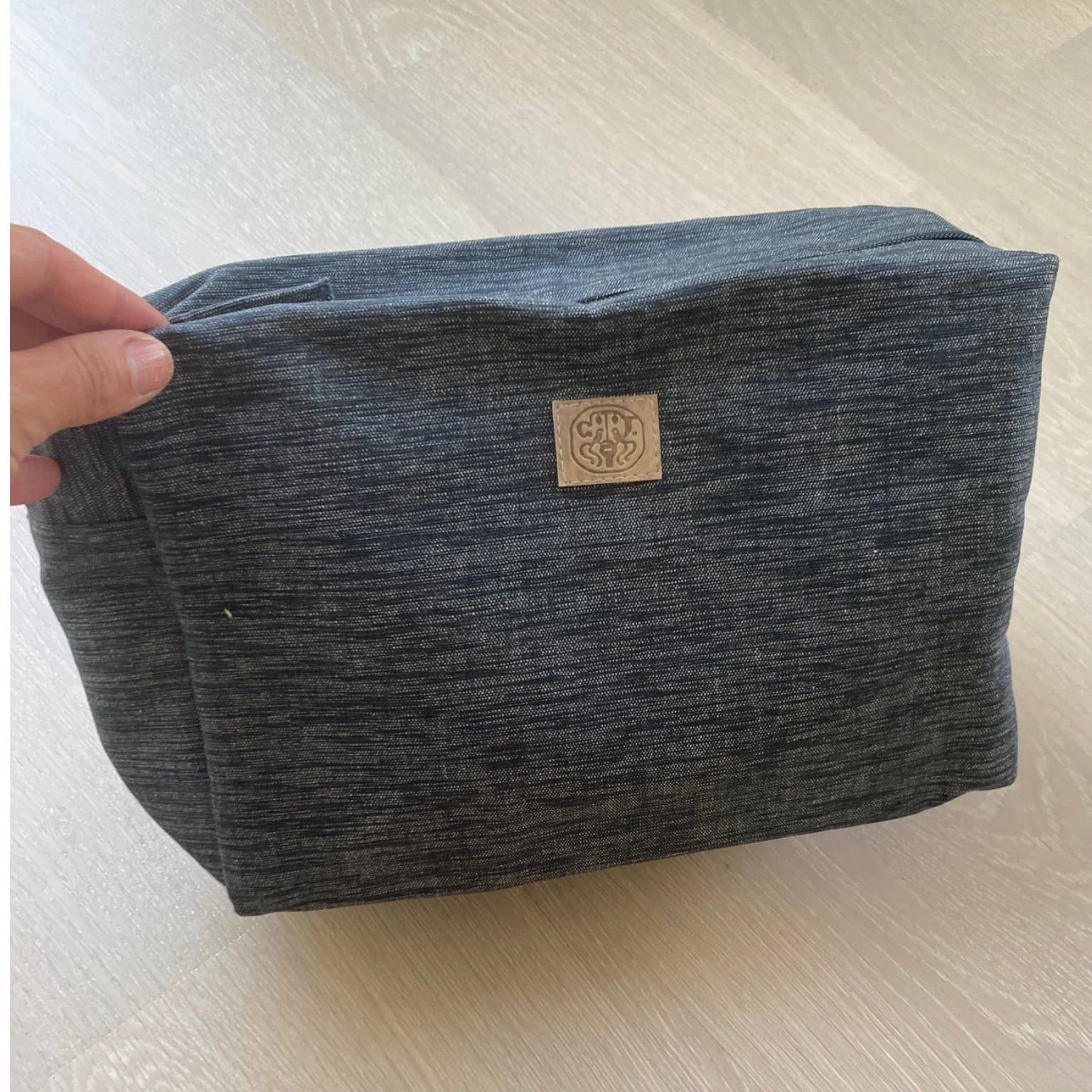 GEORG JENSEN DAMASK oanvänd nessesär i fin grå färg