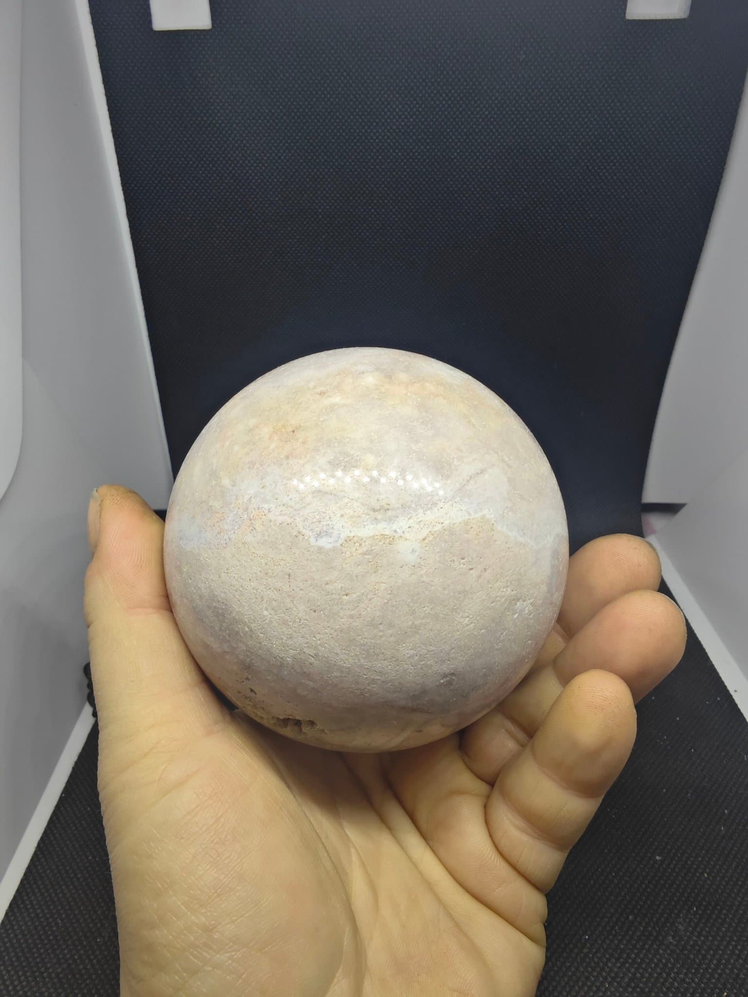 Rosa ametist klot sten kristall