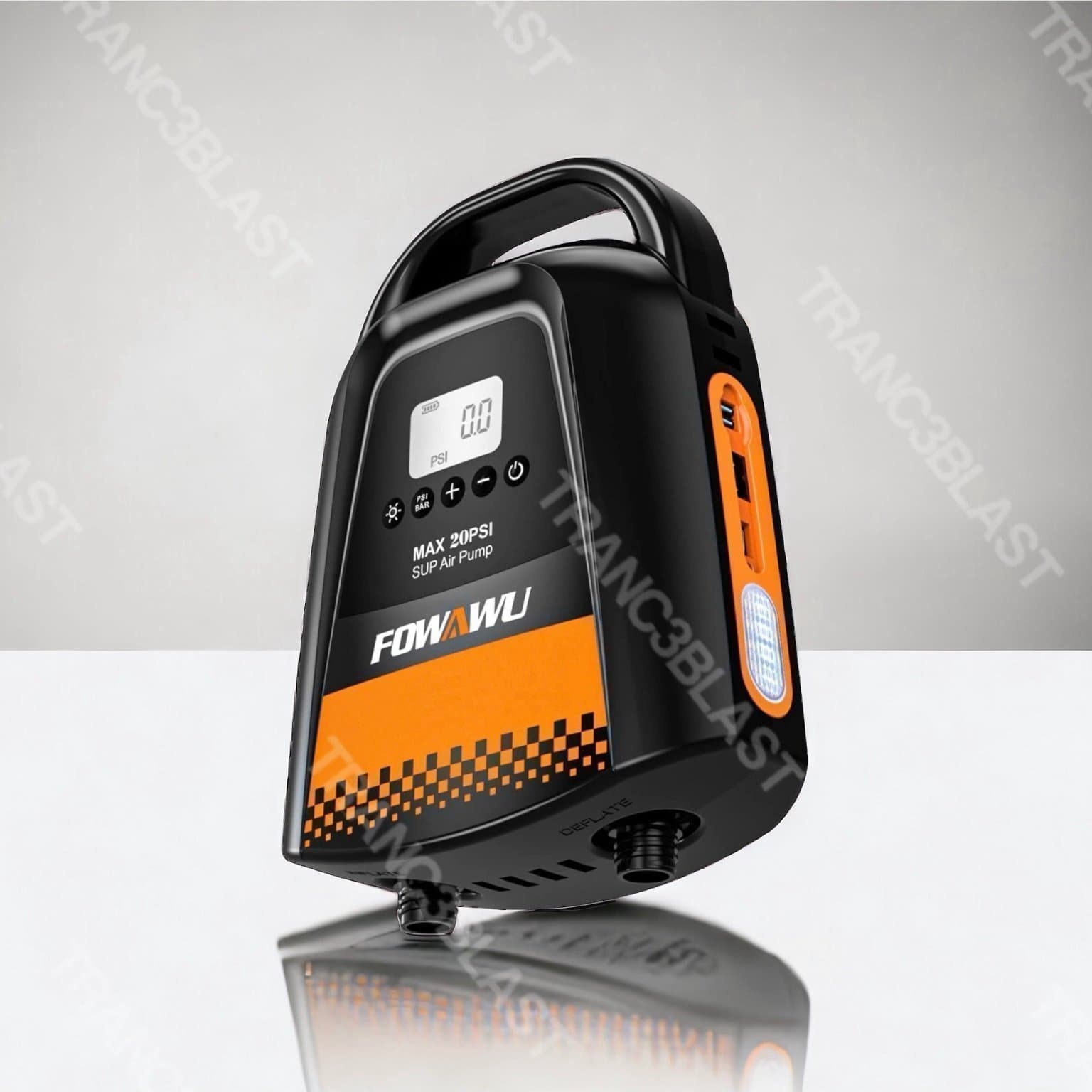 Ny Oanvänd Suppump Inbyggt Batteri Luftpump Powerbank Sup Pump Ficklampa