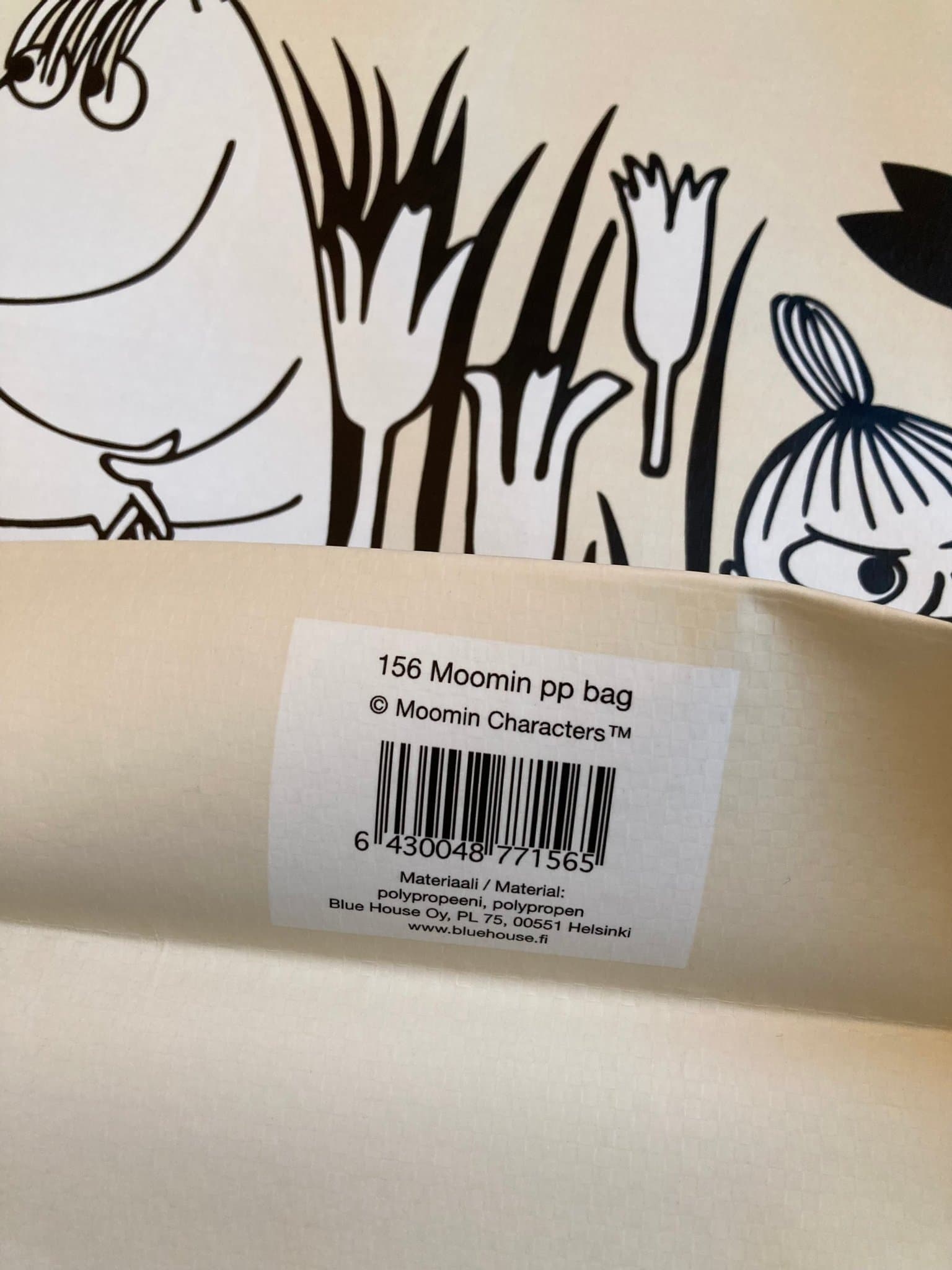 Mumin shoppingkasse 41x35x14cm