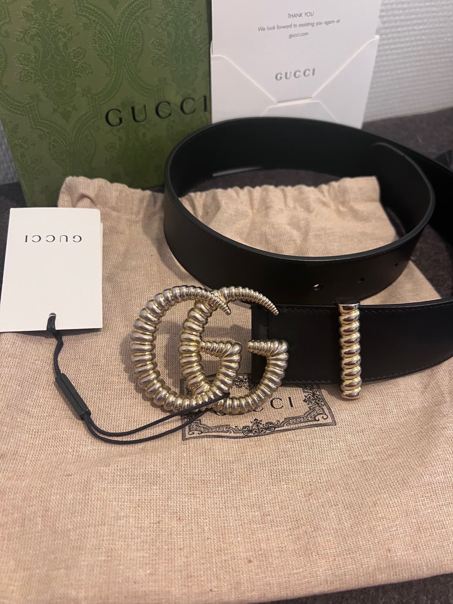 Gucci bälte, storlek 70