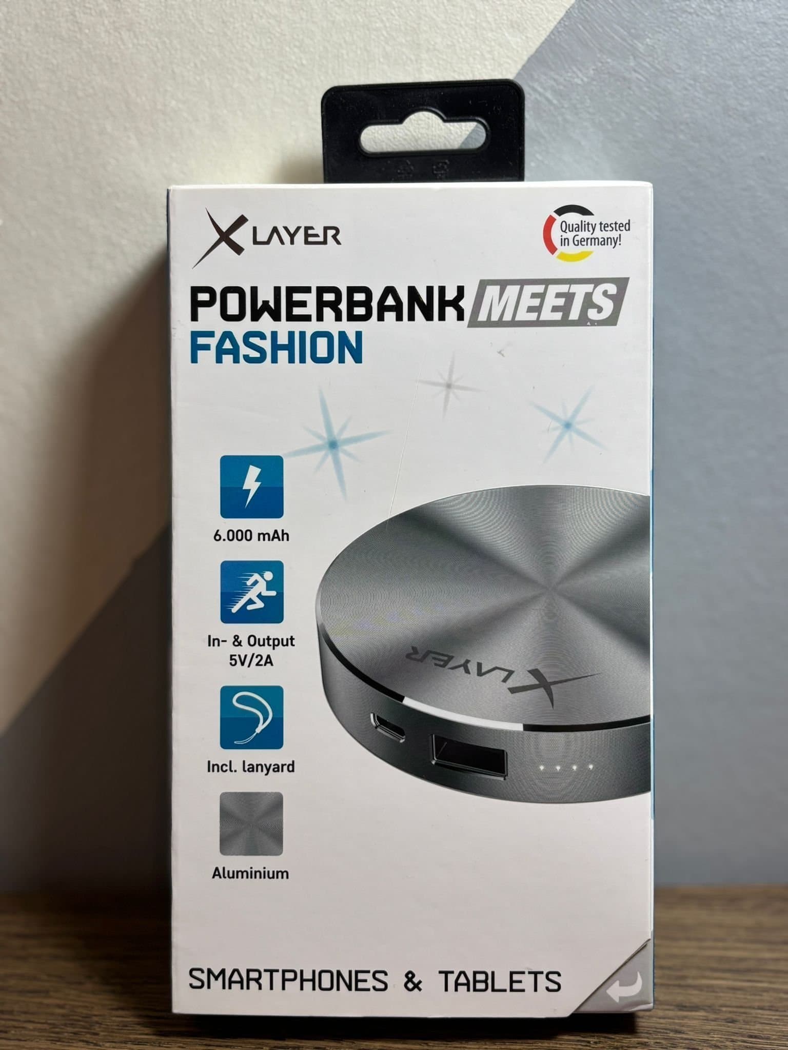 Powerbank 6000 mAh – Extern Batteripack för Smartphon